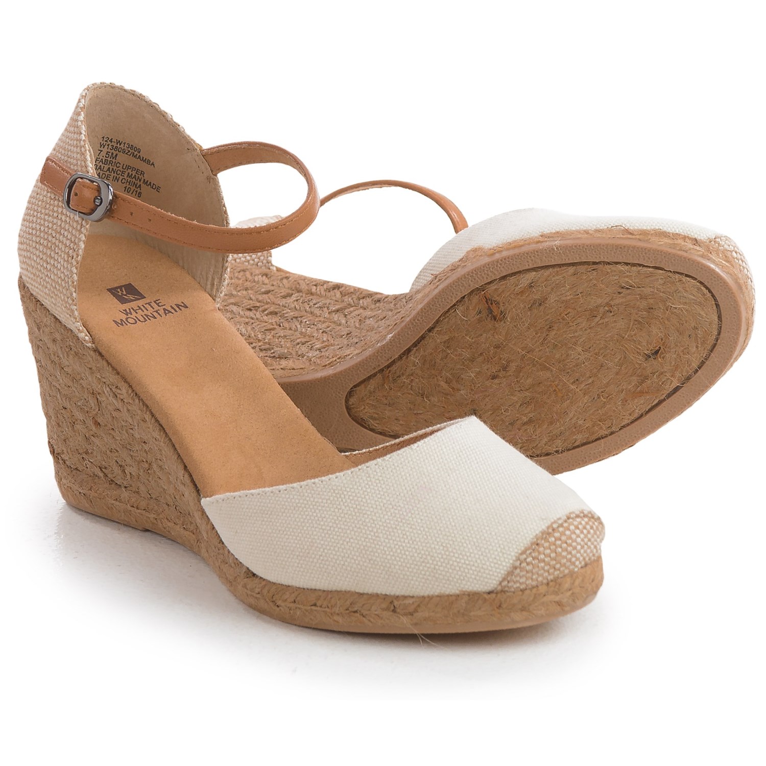 White Mountain Mamba Wedge Shoes (For Women)