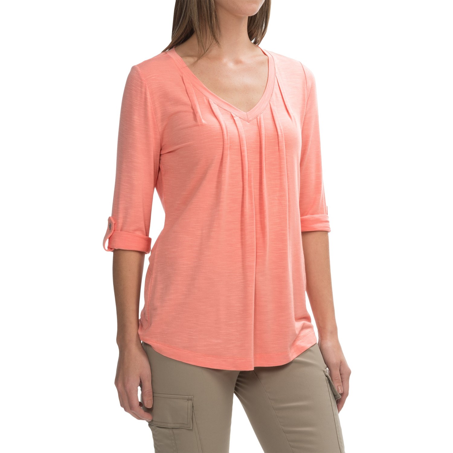 Royal Robbins Noe V-Neck Shirt - UPF 25+, 3/4 Sleeve (For Women)