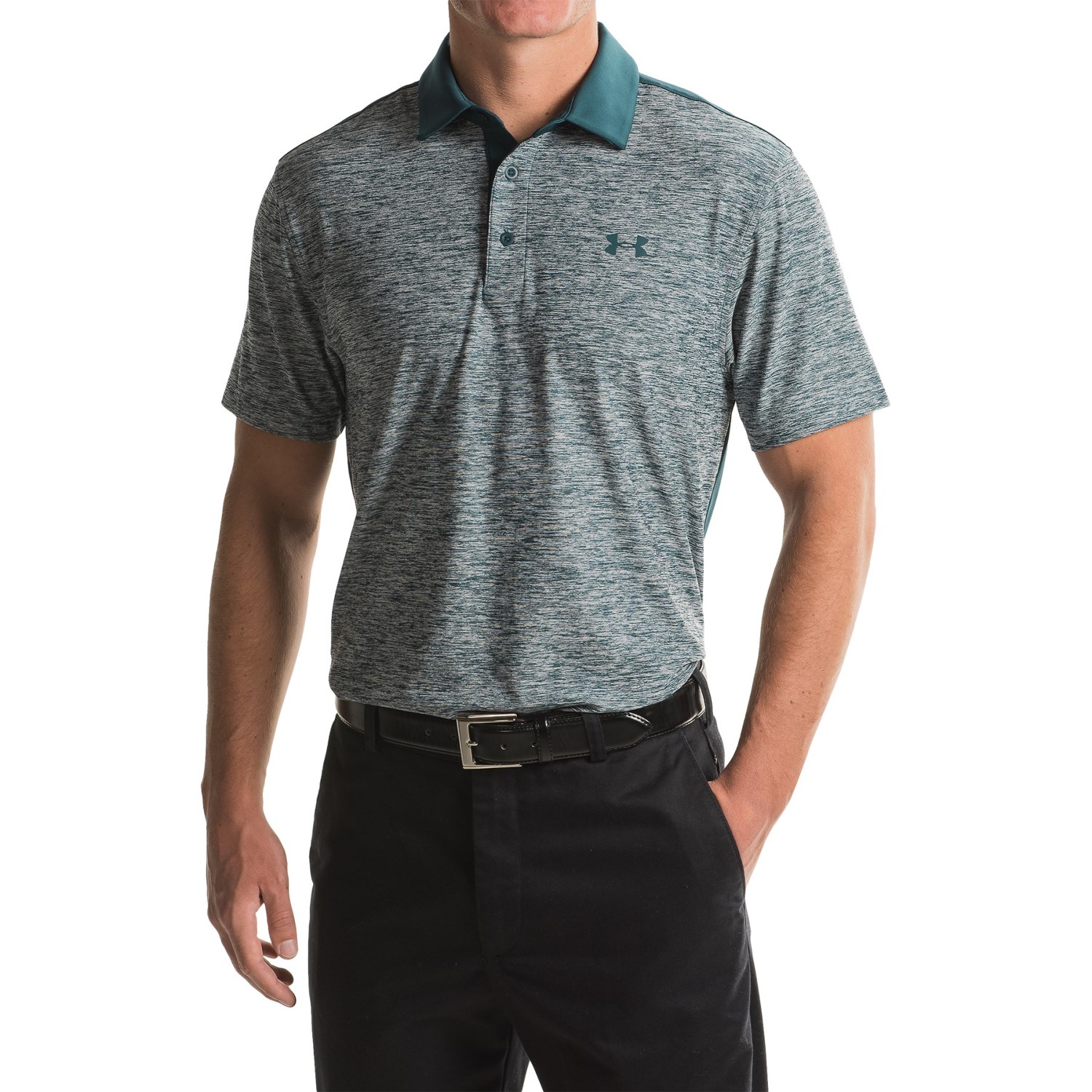 Under Armour UA Playoff Printed HeatGear® Polo Shirt - UPF 30+, Short Sleeve (For Men)