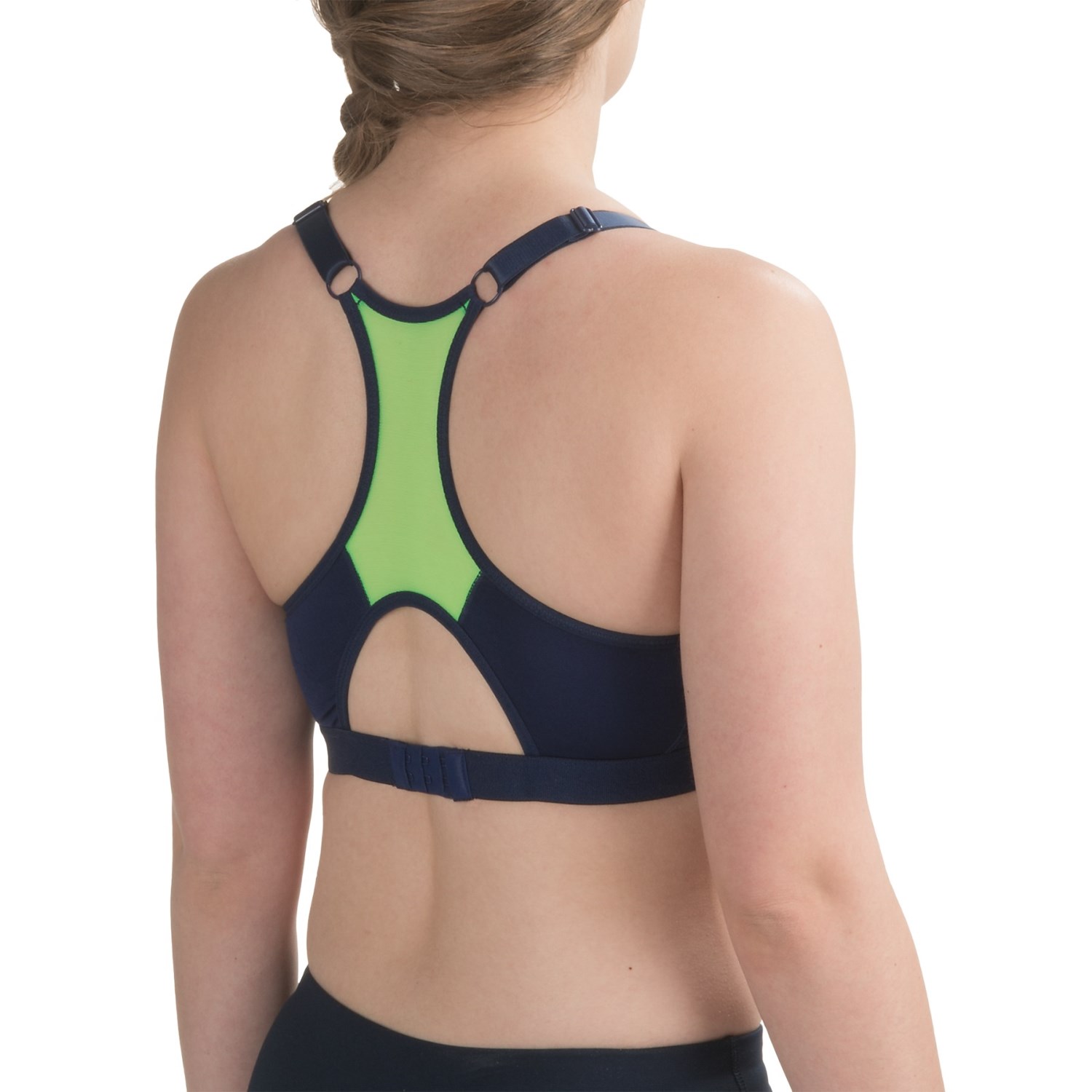 RBX Motion Control Sports Bra - Medium Impact, Racerback, Underwire Support (For Women)