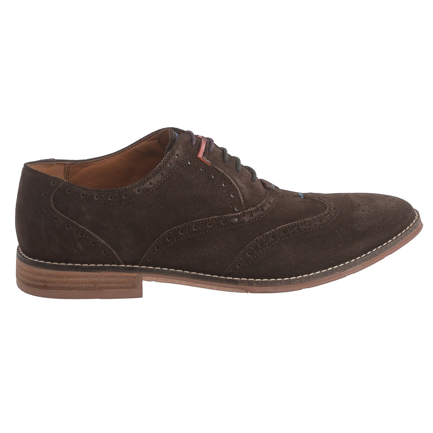 Hush Puppies Style Brogue Oxford Shoes - Suede (For Men)