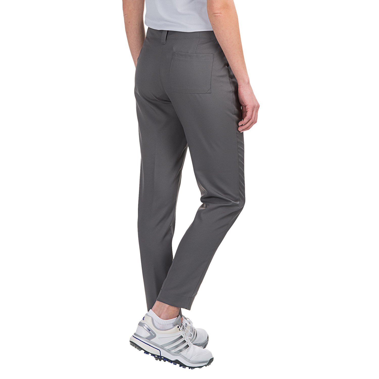 Four-Pocket Solid Golf Pants - Flat Front (For Women)