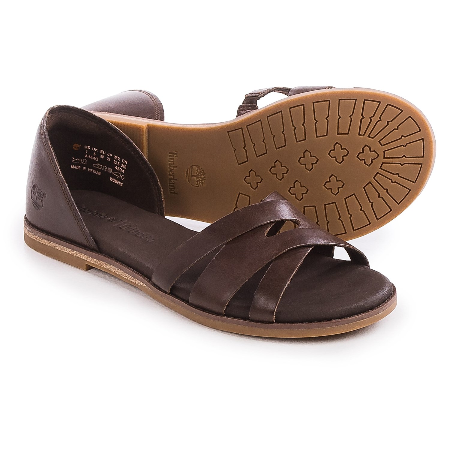 Timberland Caswell Closed-Back Sandals - Leather (For Women)