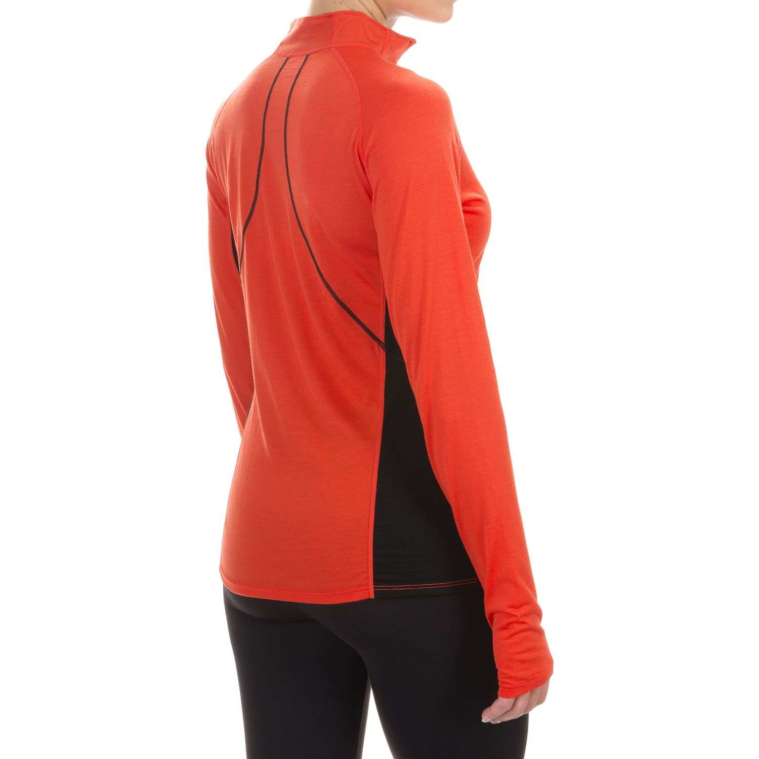 Ibex W2 Sport Zip Neck Shirt - Merino Wool, Long Sleeve (For Women)