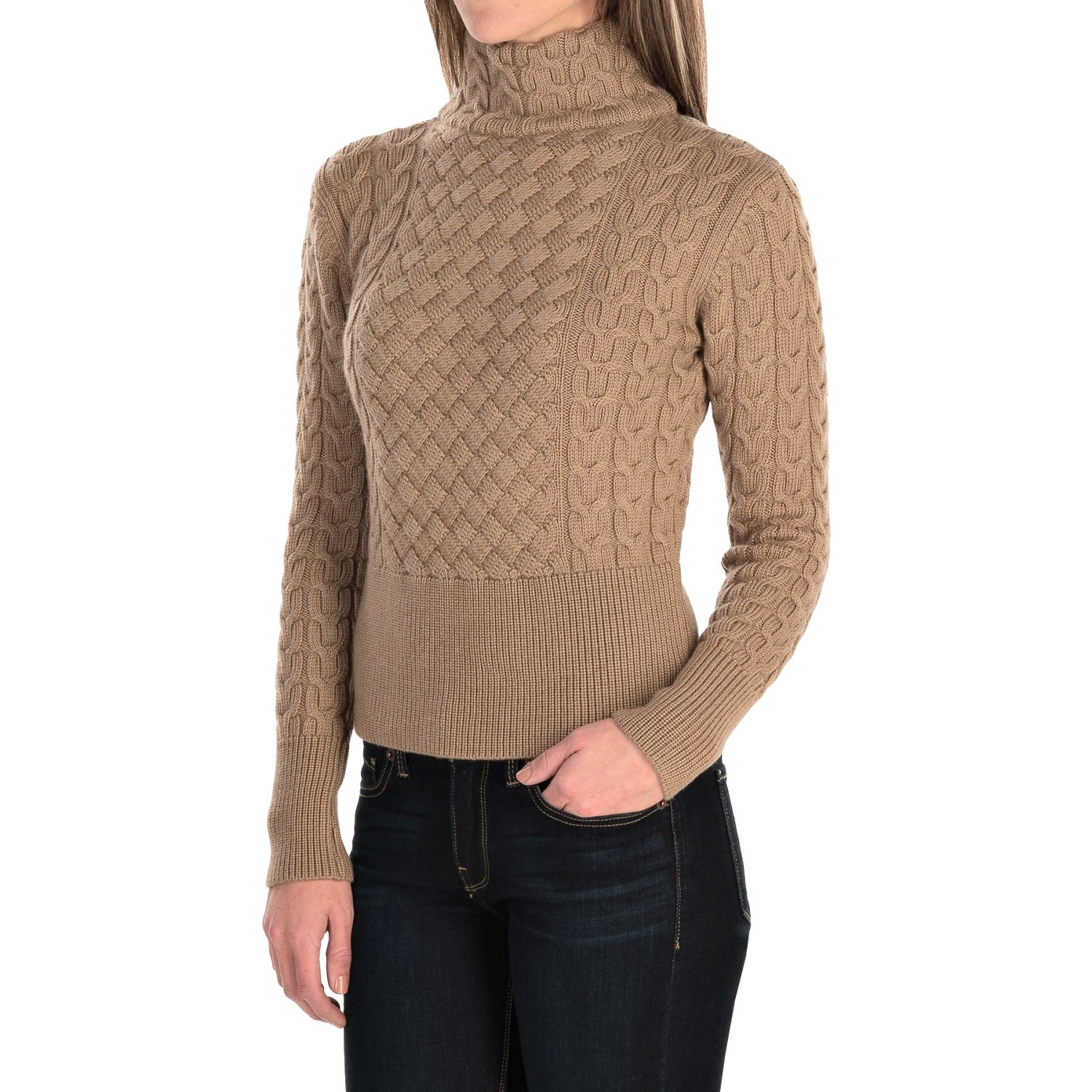 Barbour Terrain Turtleneck Sweater - Lambswool (For Women)