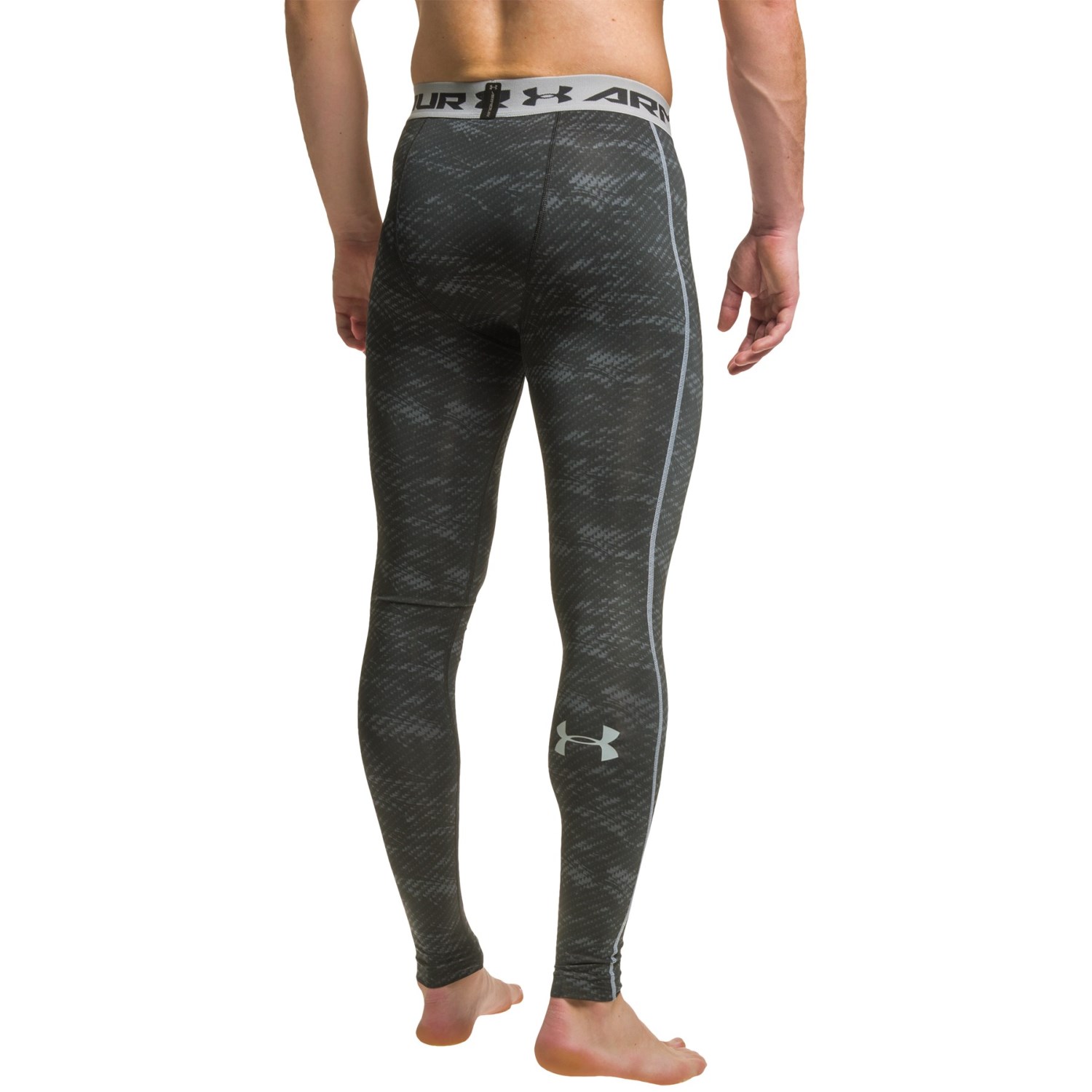 Under Armour HeatGear® Printed Compression Leggings - UPF 30+ (For Men)