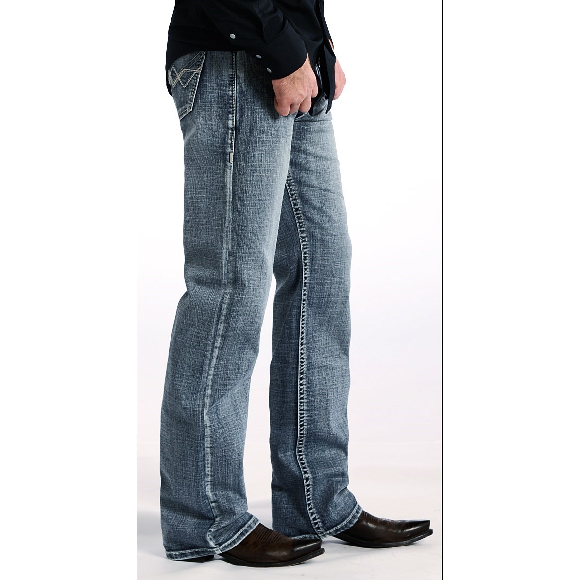 Rock & Roll Cowboy Double Barrel Connected V Jeans - Relaxed Fit, Straight Leg (For Men)