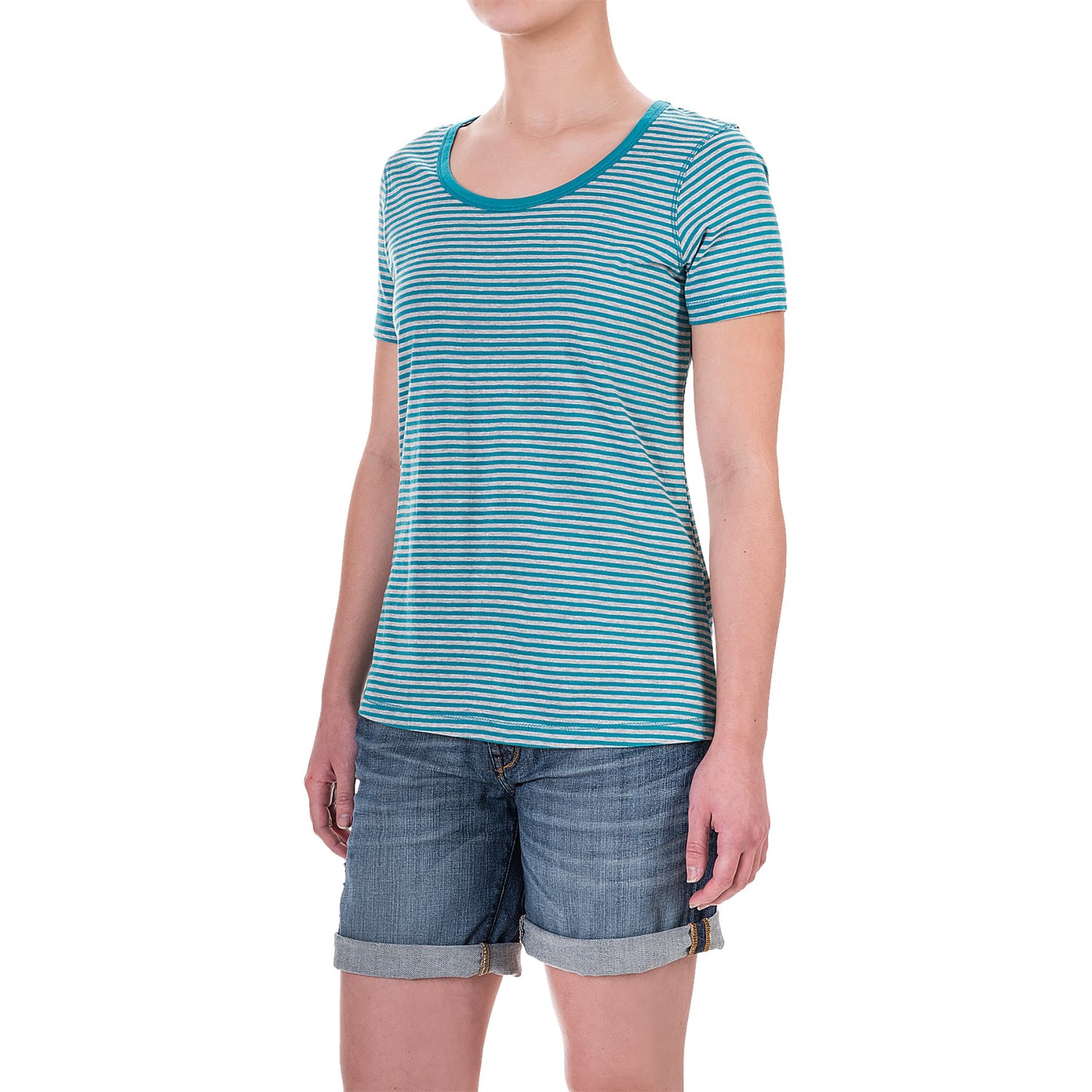 Aventura Clothing Greer Striped T-Shirt - Short Sleeve (For Women)