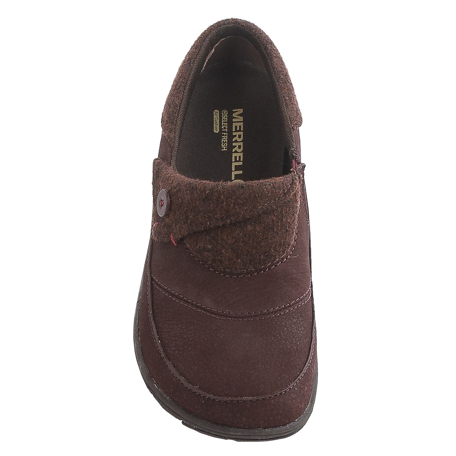 Merrell Dassie Shoes - Leather-Wool, Slip-Ons (For Women)