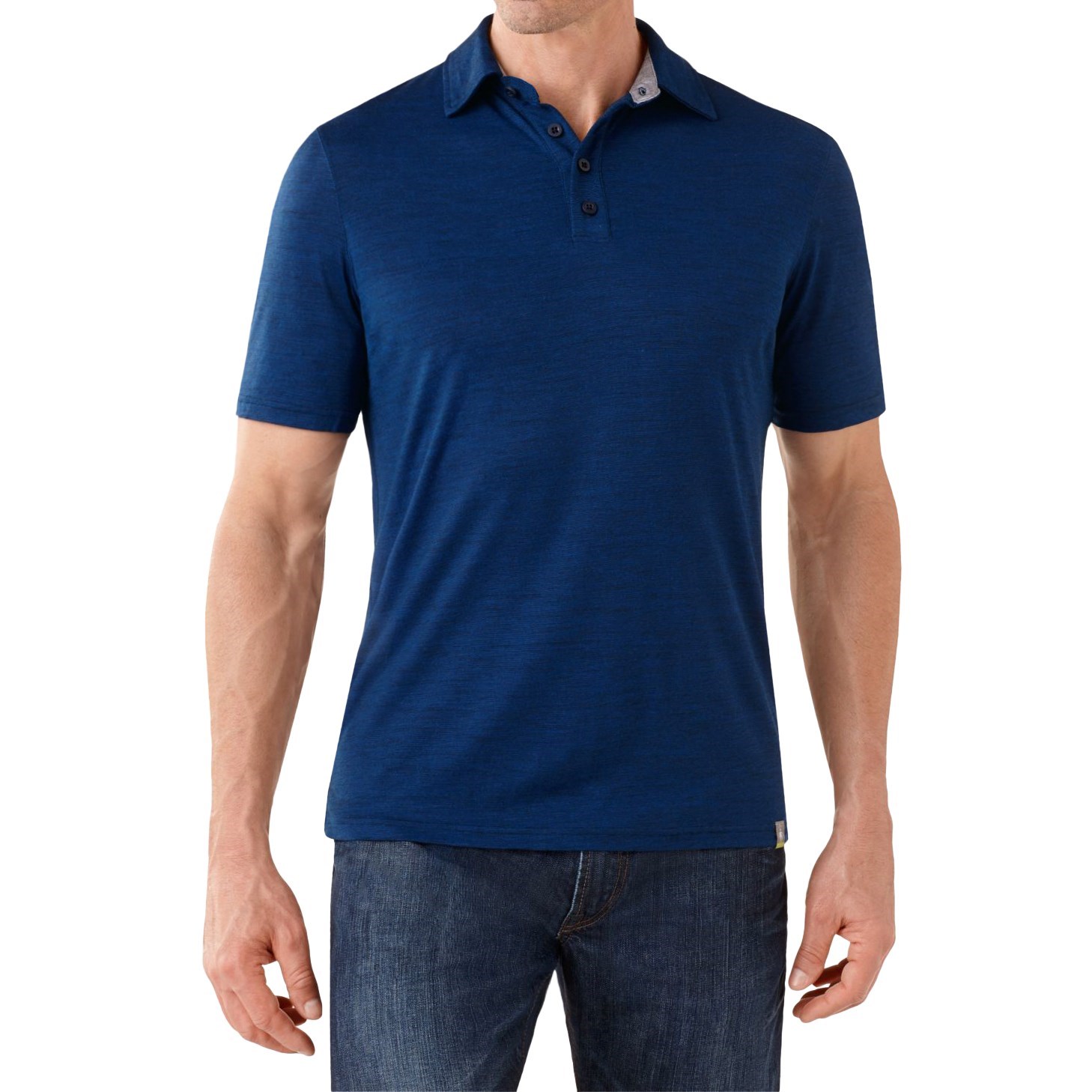 SmartWool Fish Creek Polo Shirt - Merino Wool-TENCEL®, Short Sleeve (For Men)