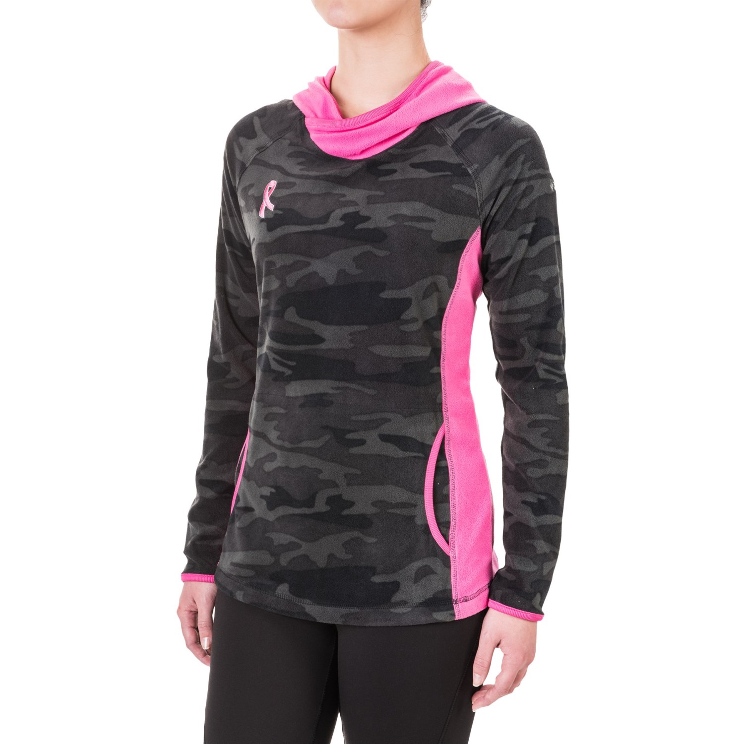 Columbia Sportswear Tested Tough in Pink Fleece Hoodie (For Women)