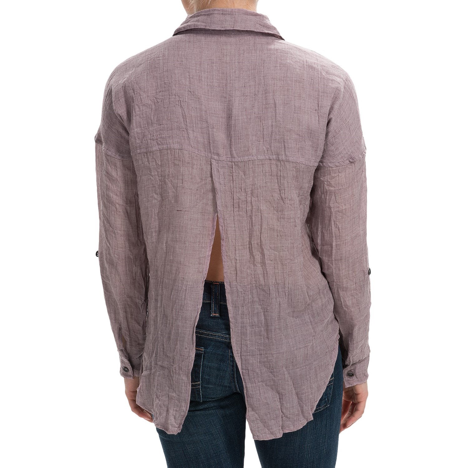 dylan Flyaway Split-Back Shirt - Long Sleeve (For Women)