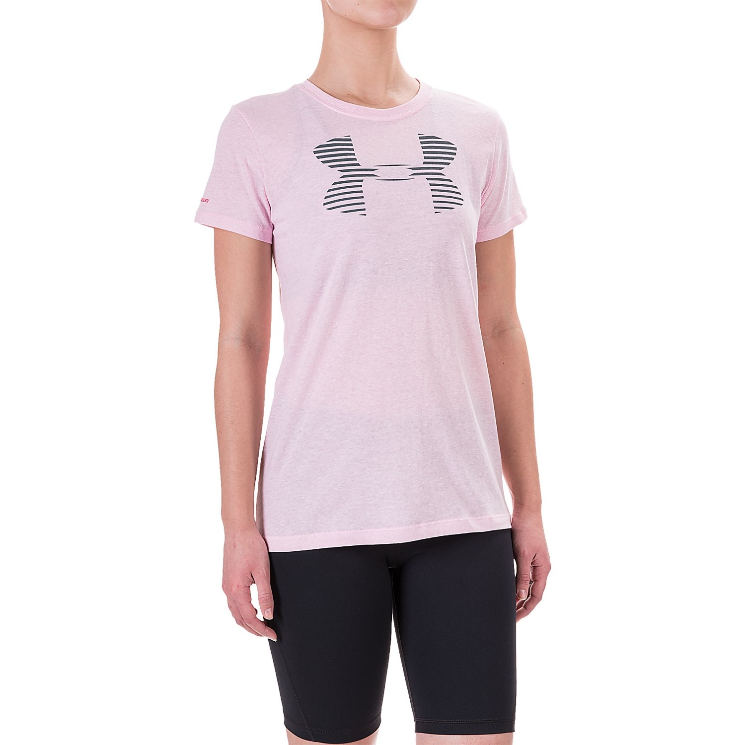 Under Armour UA Favorite Big Logo T-Shirt - Short Sleeve (For Women)