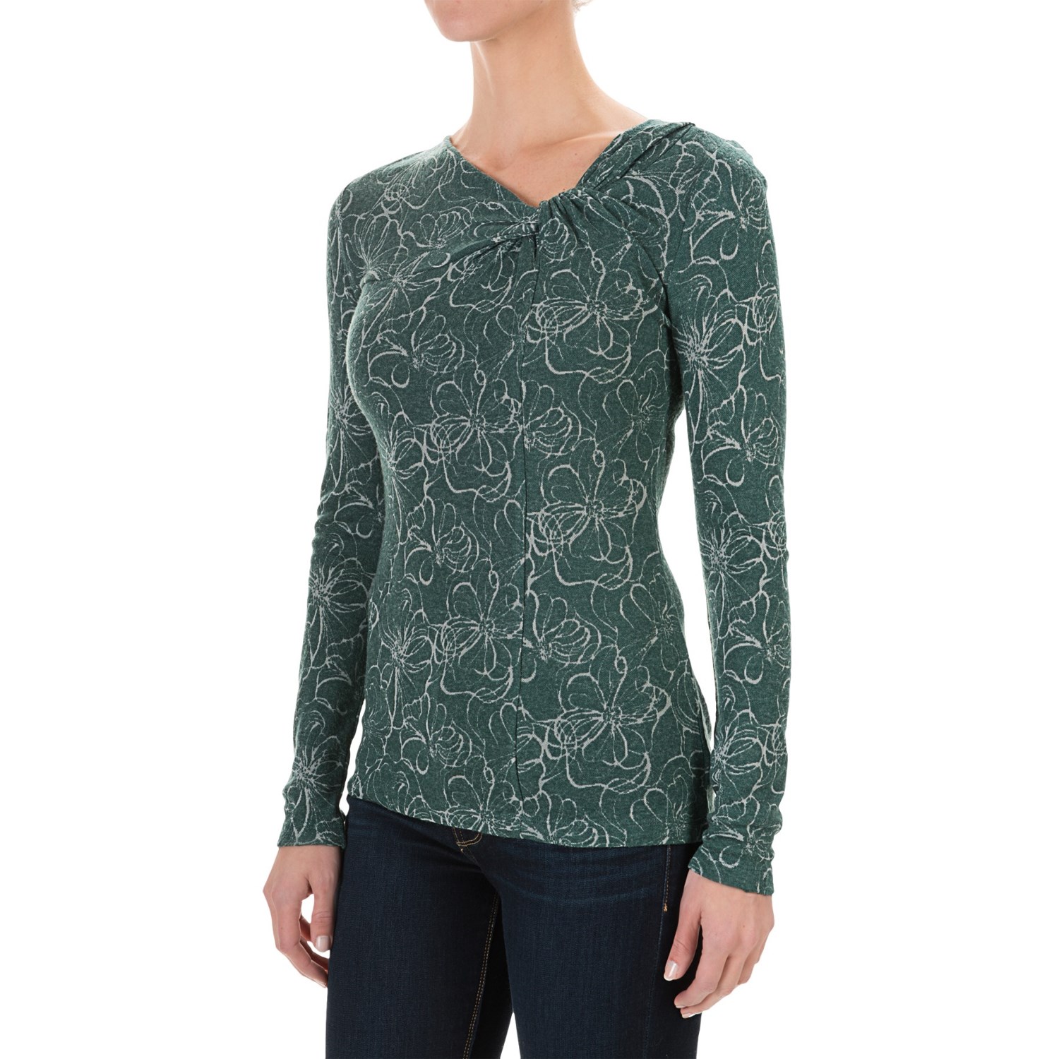 Royal Robbins Belle Rosa Twist Neck Shirt - Long Sleeve (For Women)