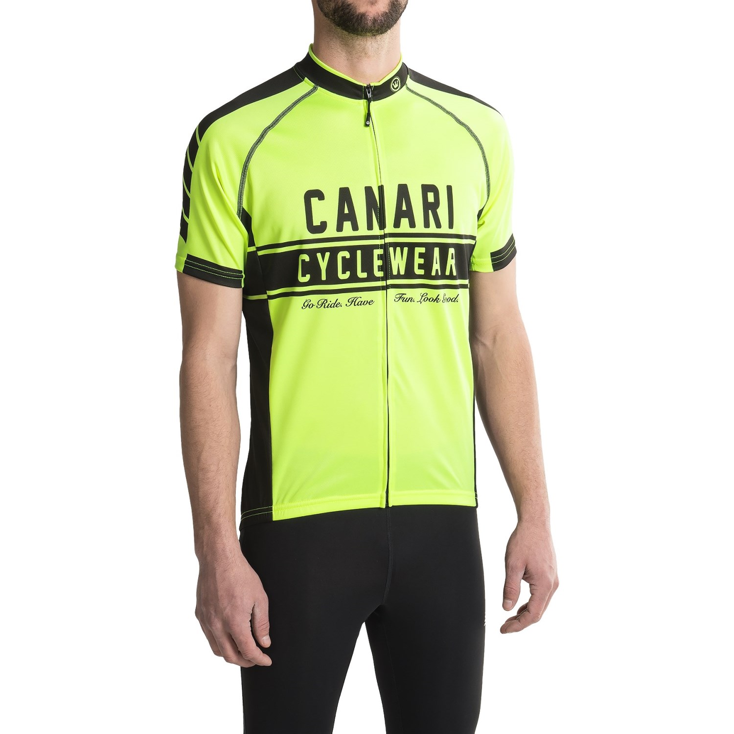 Canari Vista Cycling Jersey - Full Zip, Short Sleeve (For Men)