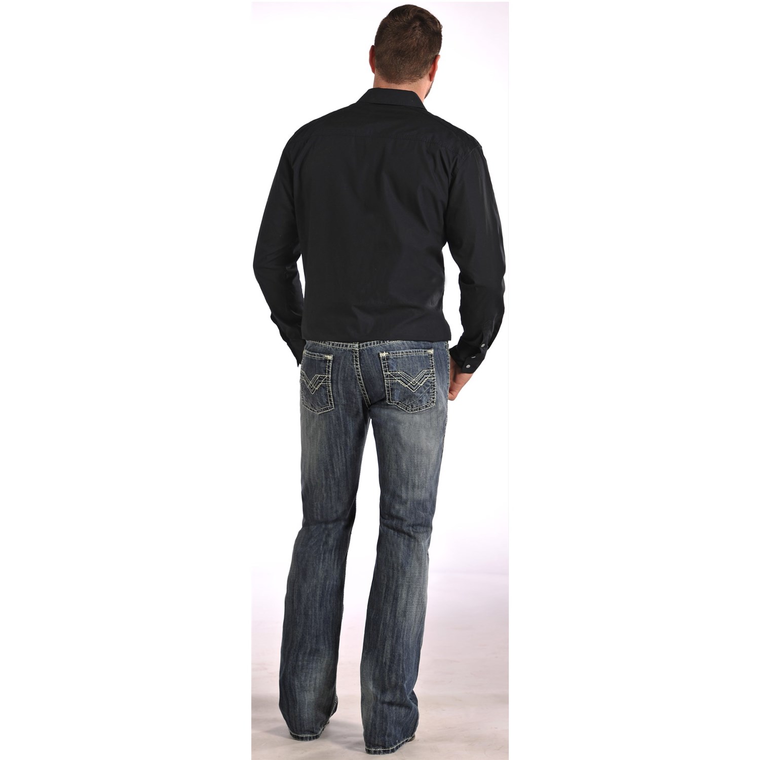 Rock & Roll Cowboy Pistol Multi V Jeans - Bootcut (For Men)