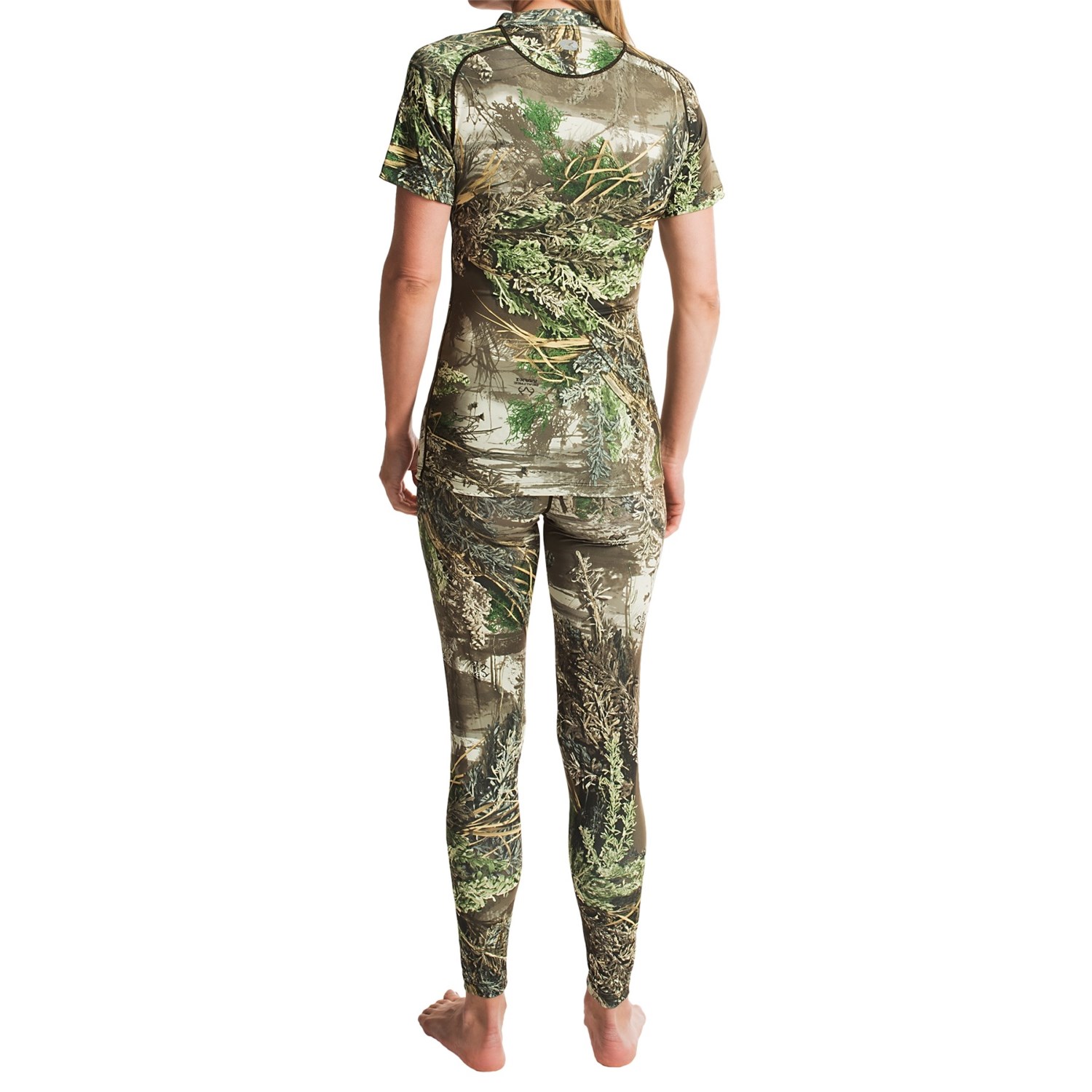 Terramar Camo Essentials Stalker Base Layer Bottoms - UPF 25+, Midweight (For Women)