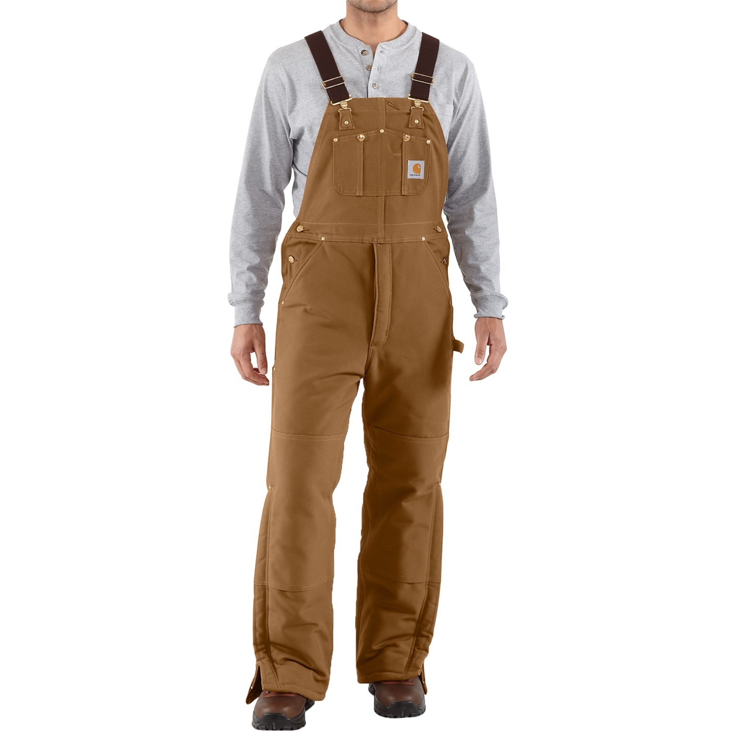 Carhartt Arctic Quilt-Lined Bib Overalls - Factory Seconds (For Men)