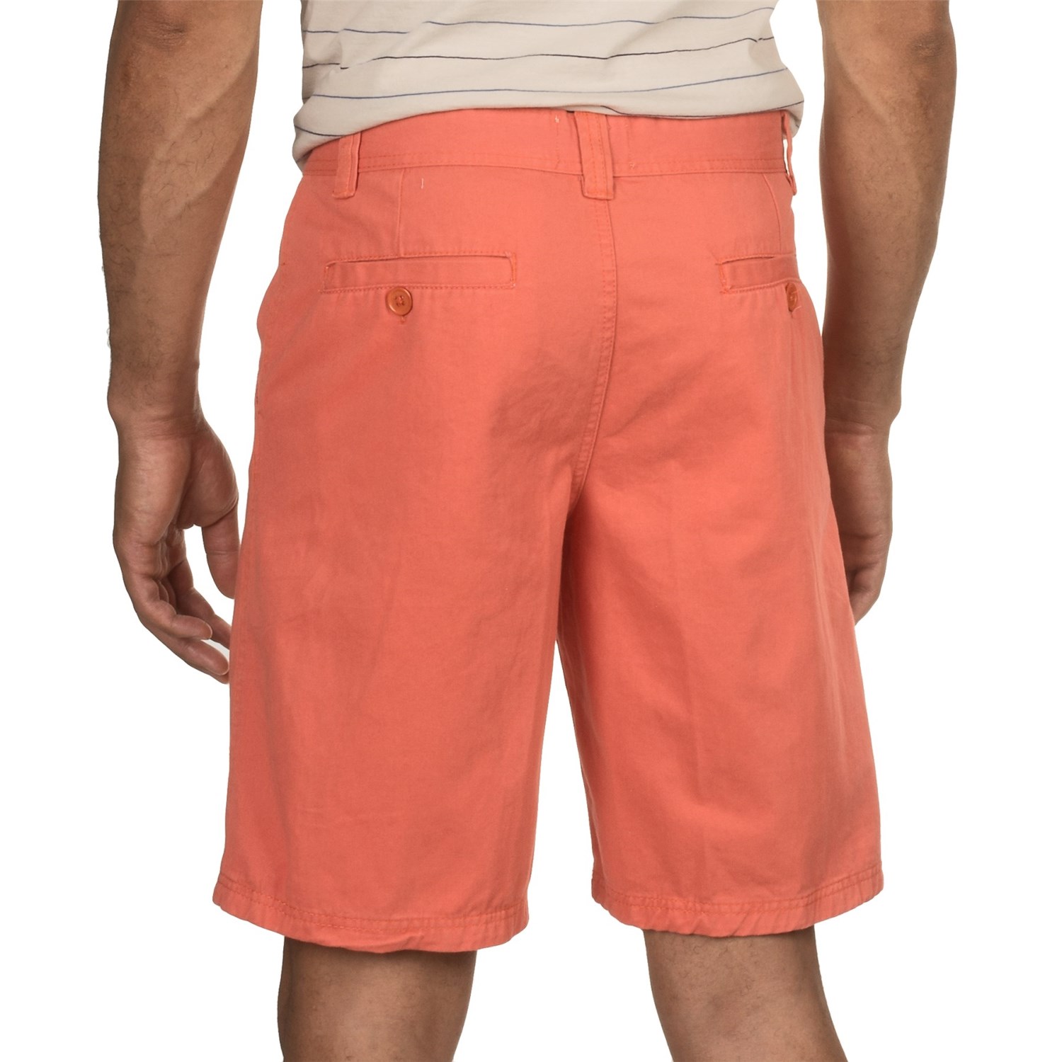 Solid Twill Woven Shorts (For Men)