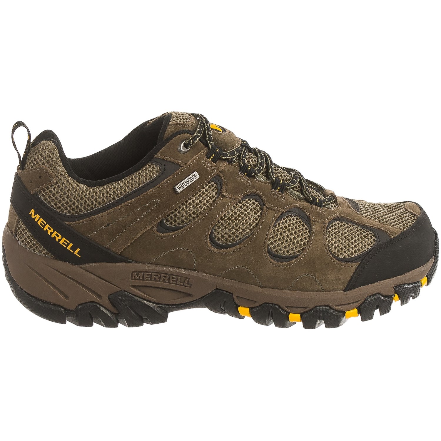 Merrell Hilltop Ventilator Hiking Shoes - Waterproof, Suede (For Men)