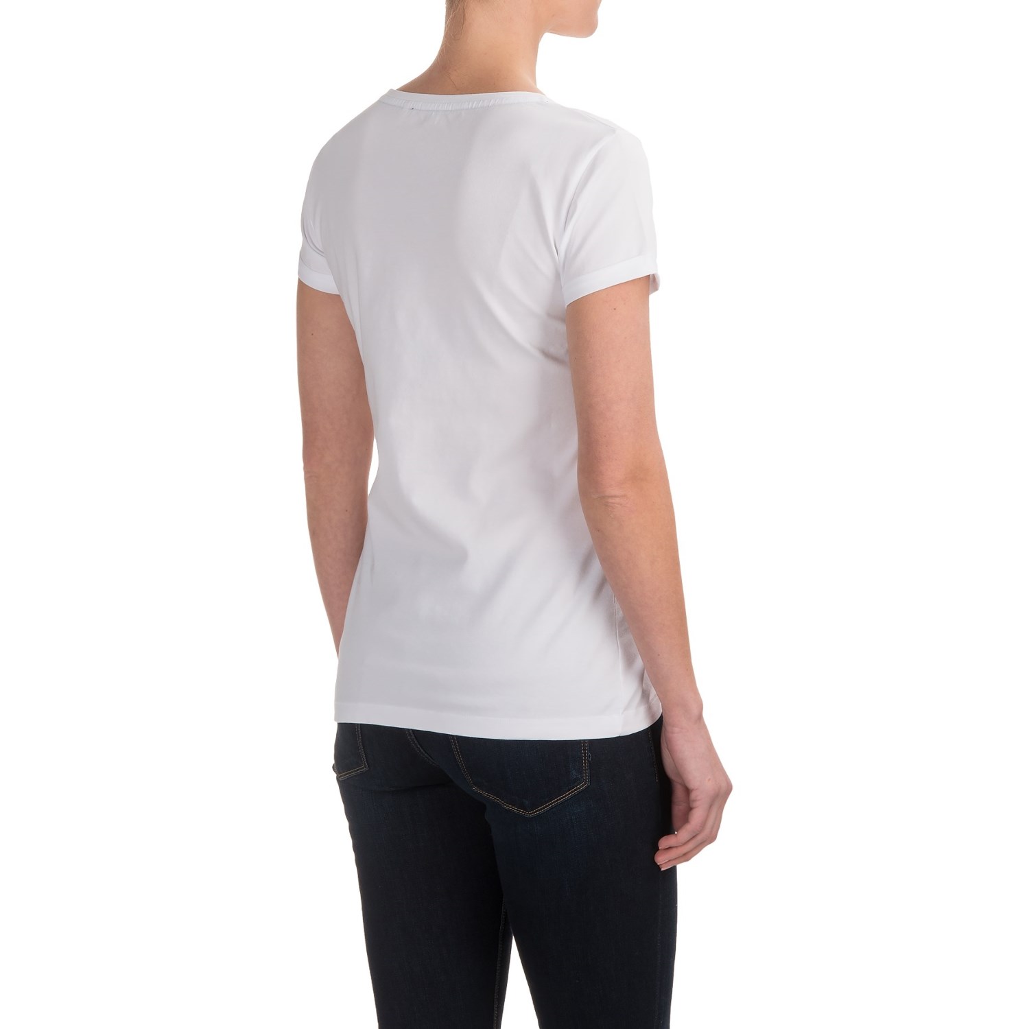 Barbour Cotton Scoop Neck T-Shirt - Short Sleeve (For Women)