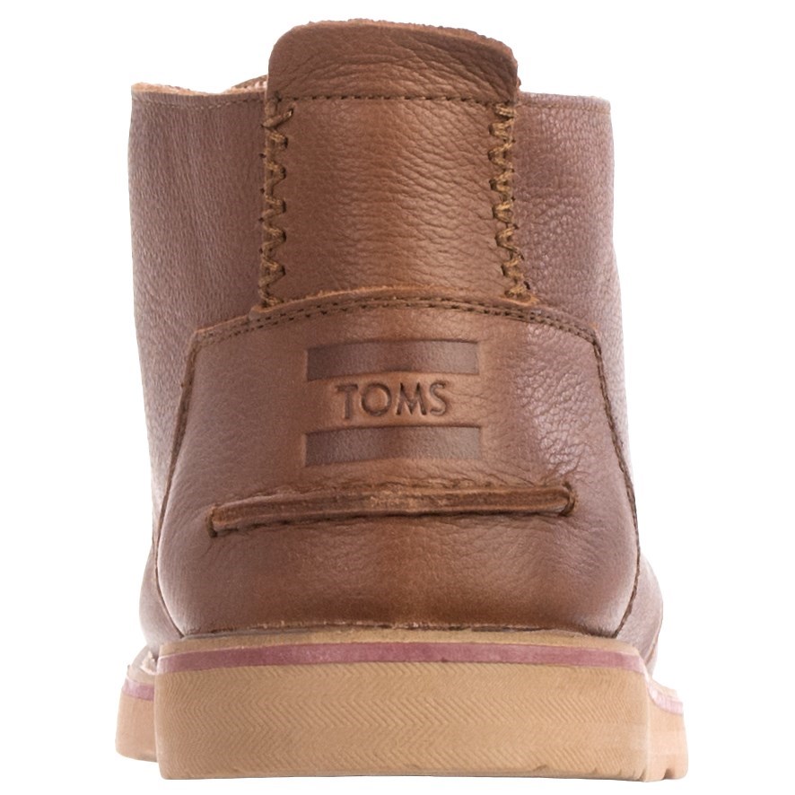 TOMS Leather Chukka Boots (For Men)