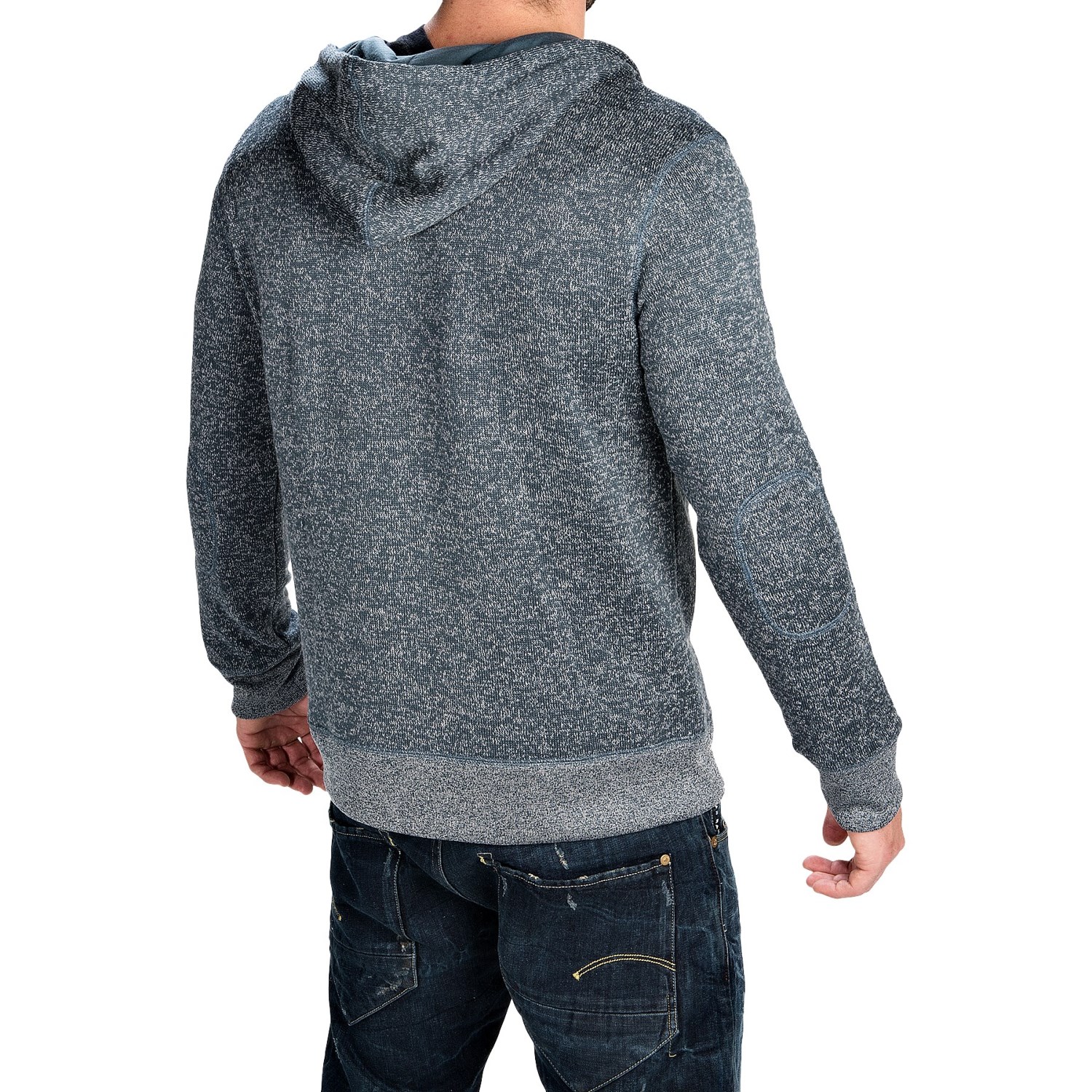 Two-Pocket Fleece Hoodie - Full Zip (For Men)