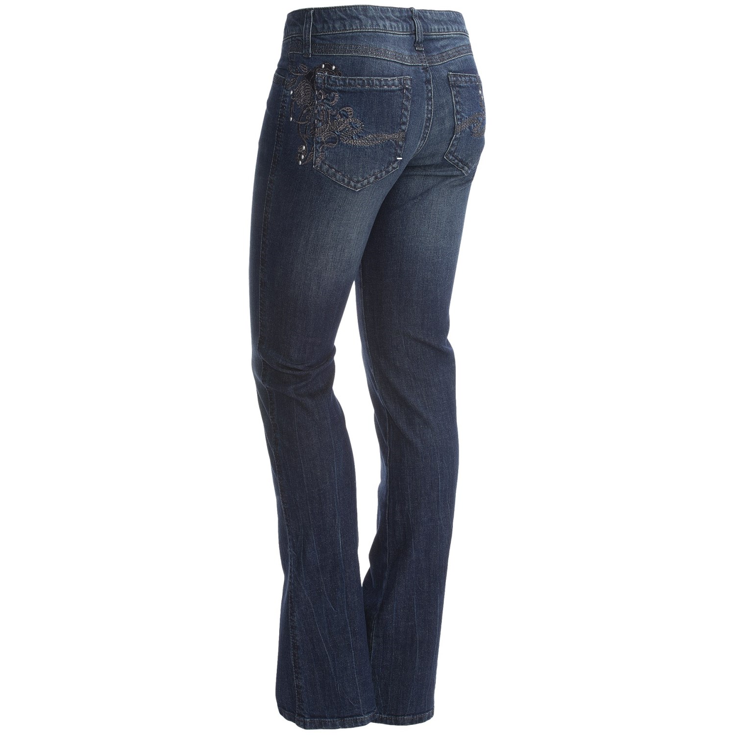 Wrangler Rock 47 Western Bling Jeans - Low Rise, Bootcut (For Women)