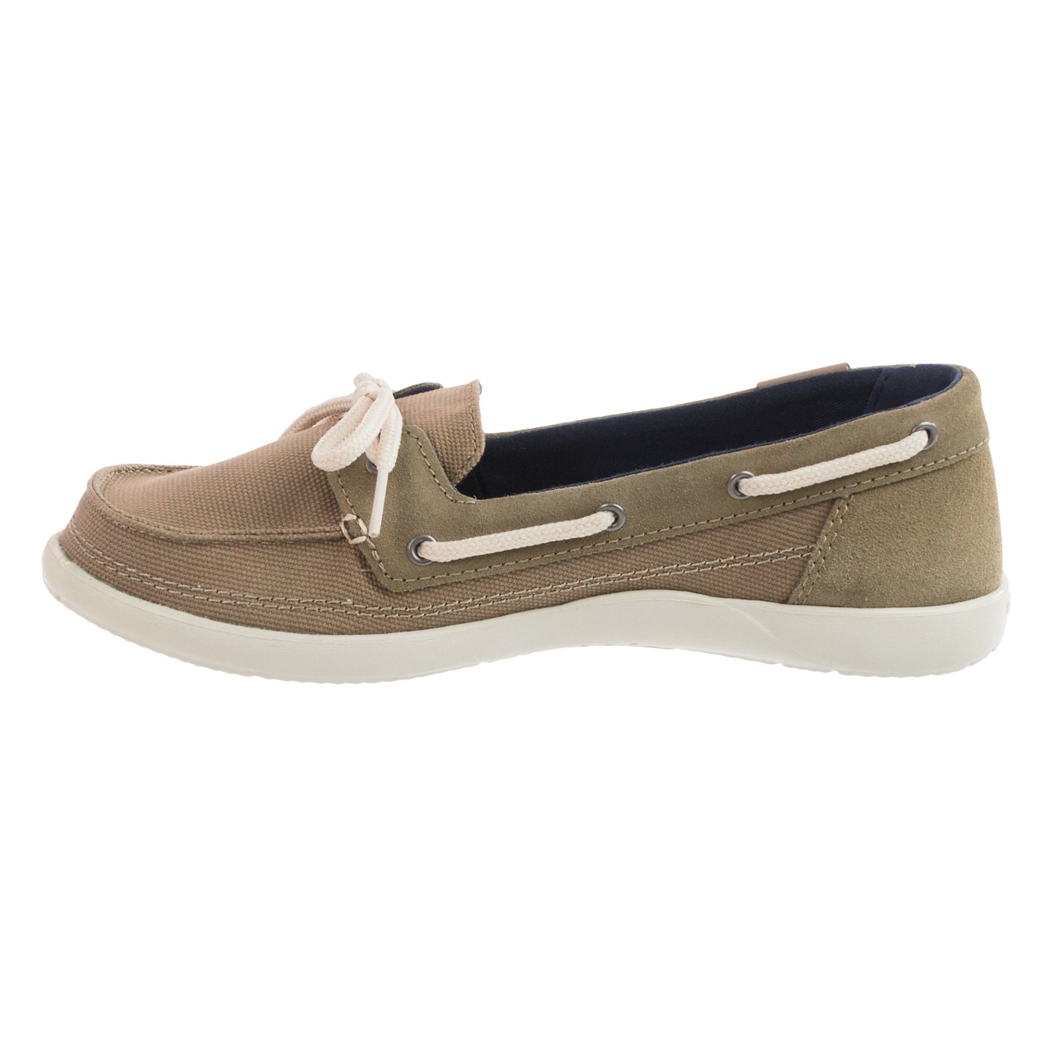 Crocs Walu Canvas Boat Shoes (For Women)