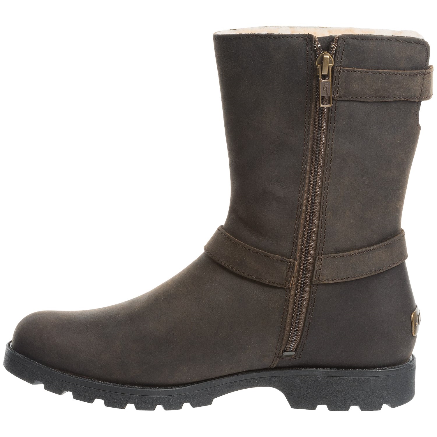 UGG® Australia Grandle Leather Boots - Shearling Lined (For Women)