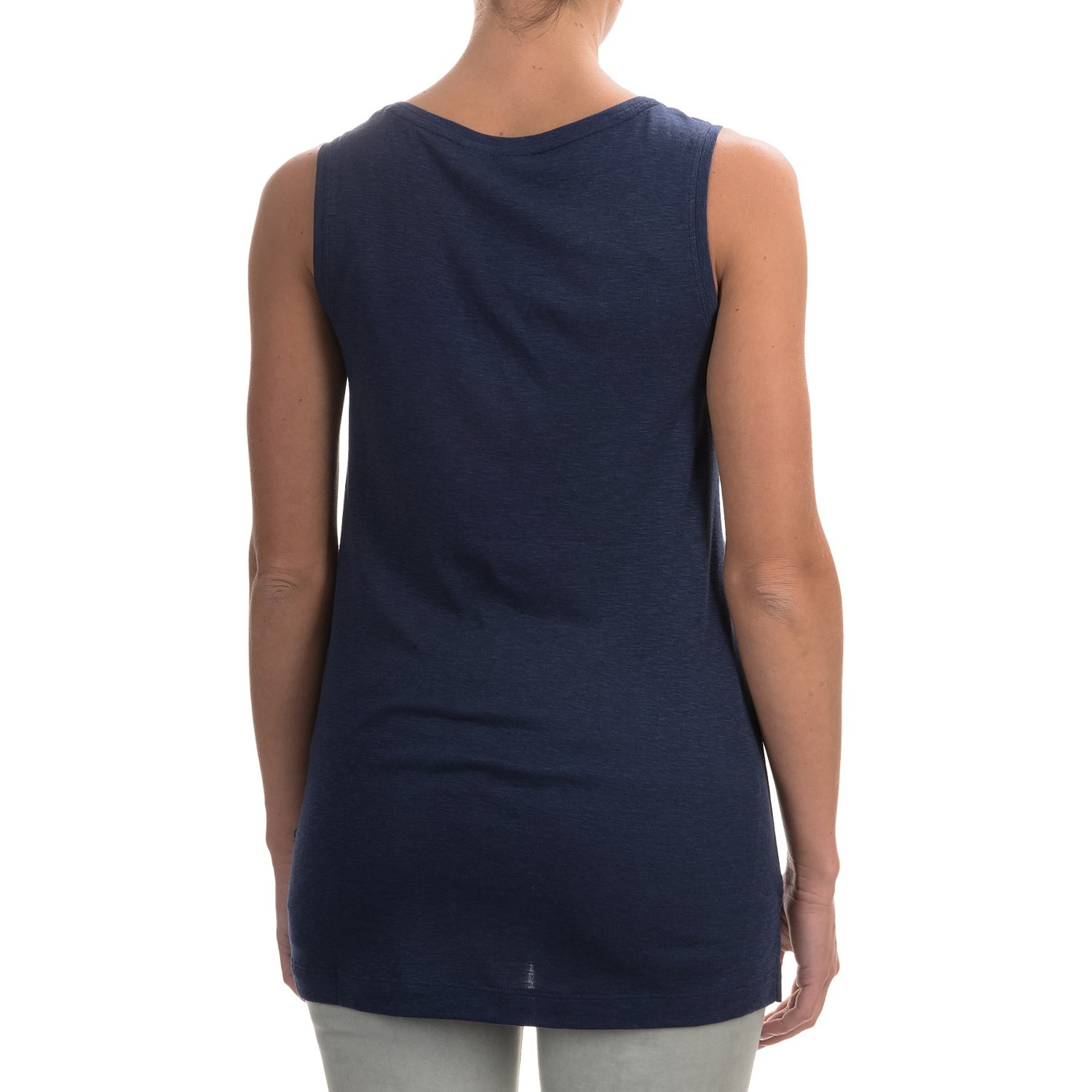 Lucy & Laurel Scoop Neck Slub Tank Top - Cotton-Modal (For Women)