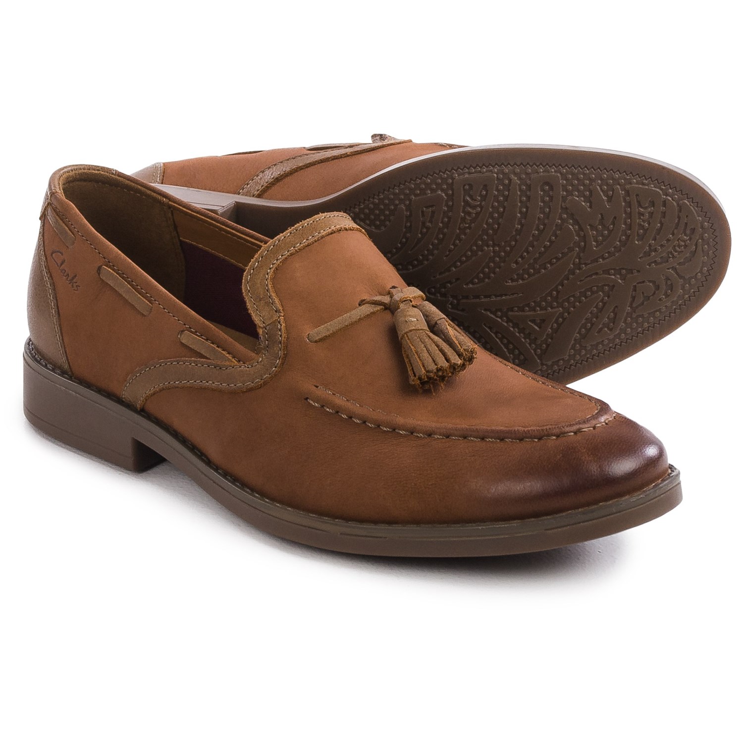 Clarks Garren Style Shoes - Leather, Slip-Ons (For Men)