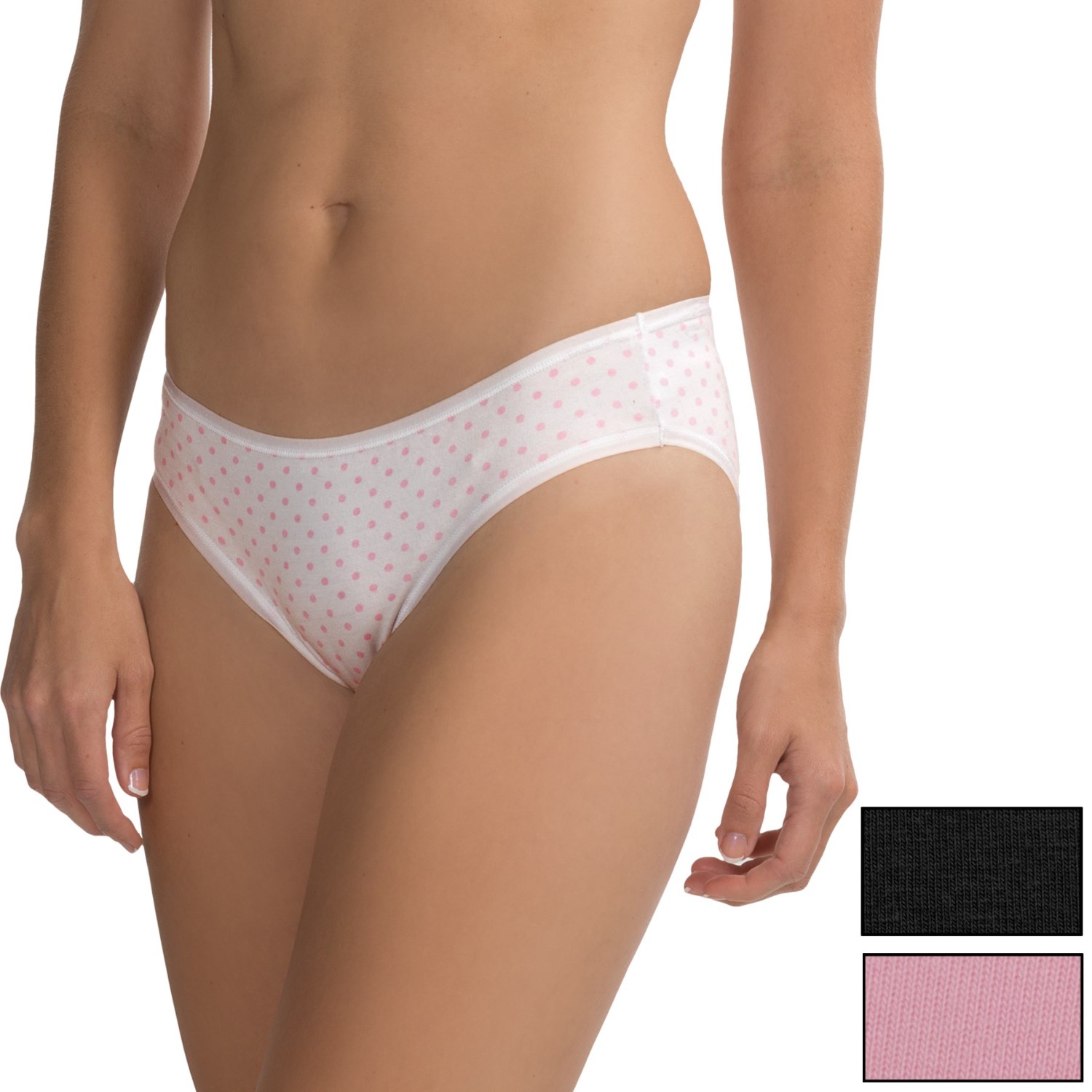 St. Eve Invisibles Stretch Cotton Panties - Bikini Briefs, 3-Pack (For Women)