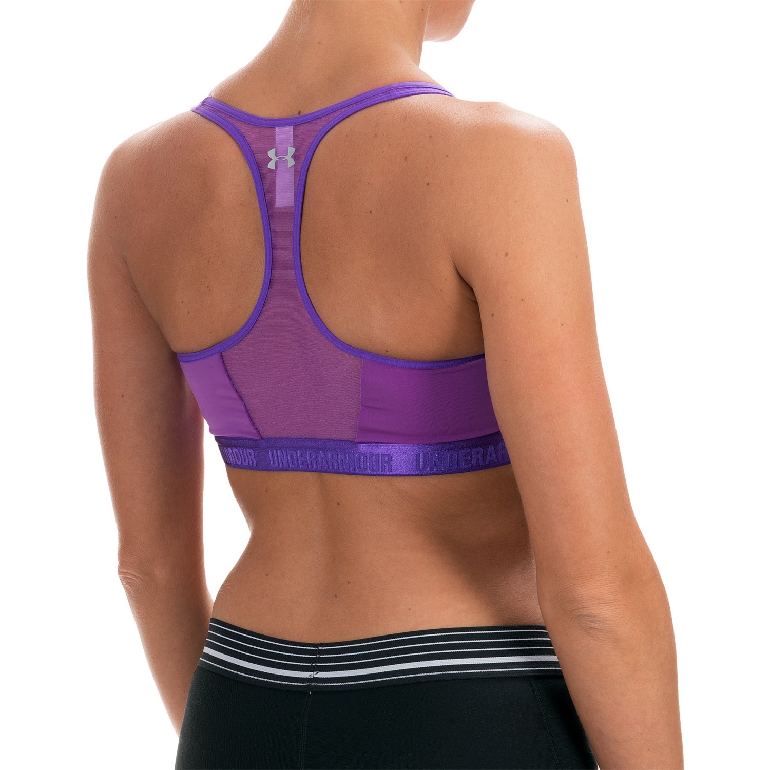 Under Armour Mid Breathe Sports Bra - Medium Impact, Racerback (For Women)