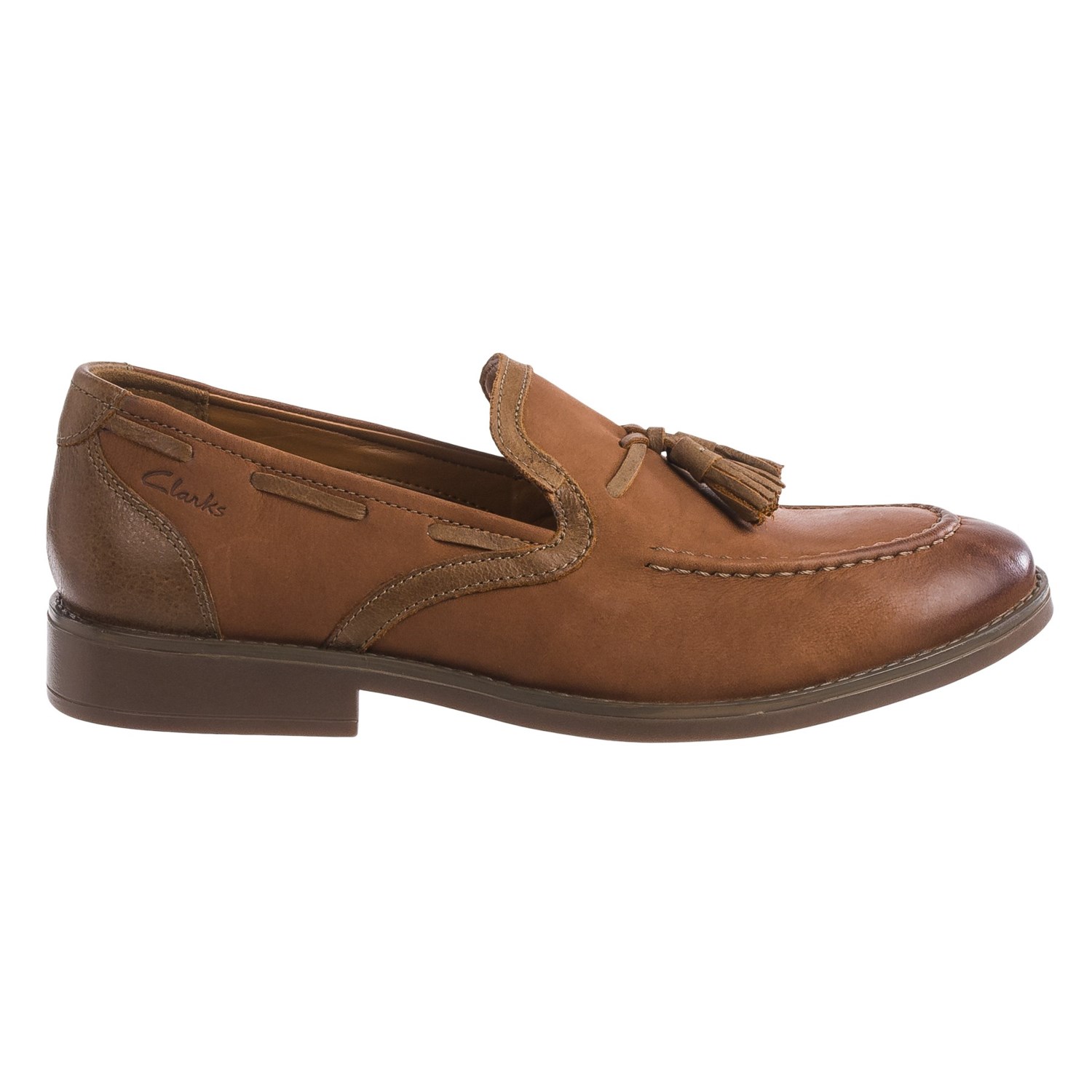 Clarks Garren Style Shoes - Leather, Slip-Ons (For Men)