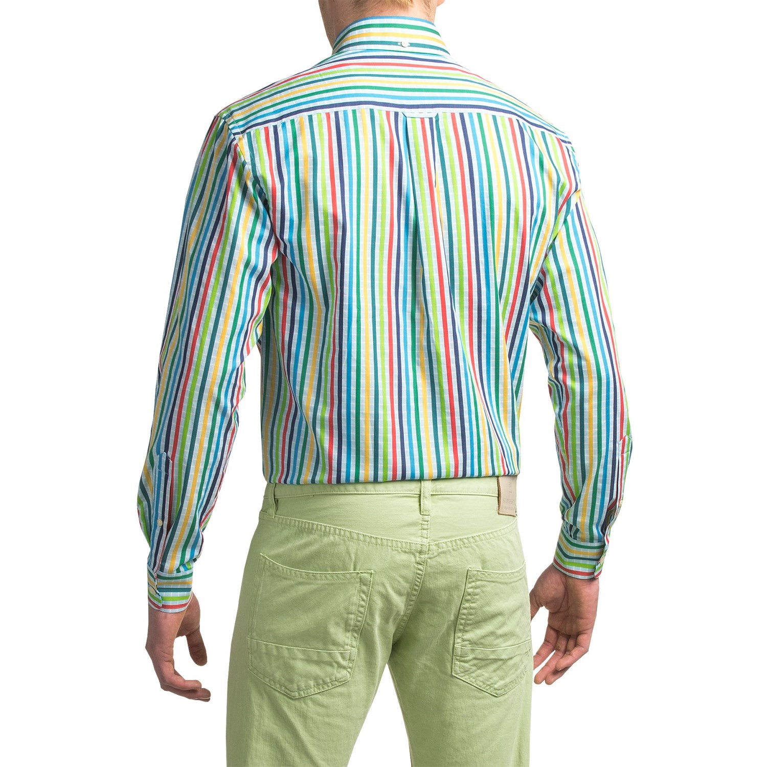 Viyella Striped Sport Shirt - Cotton, Long Sleeve (For Men)