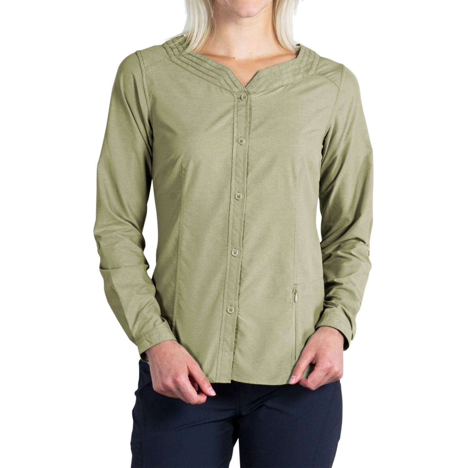 ExOfficio Dryflylite Blouse - UPF 30+, Long Sleeve (For Women)