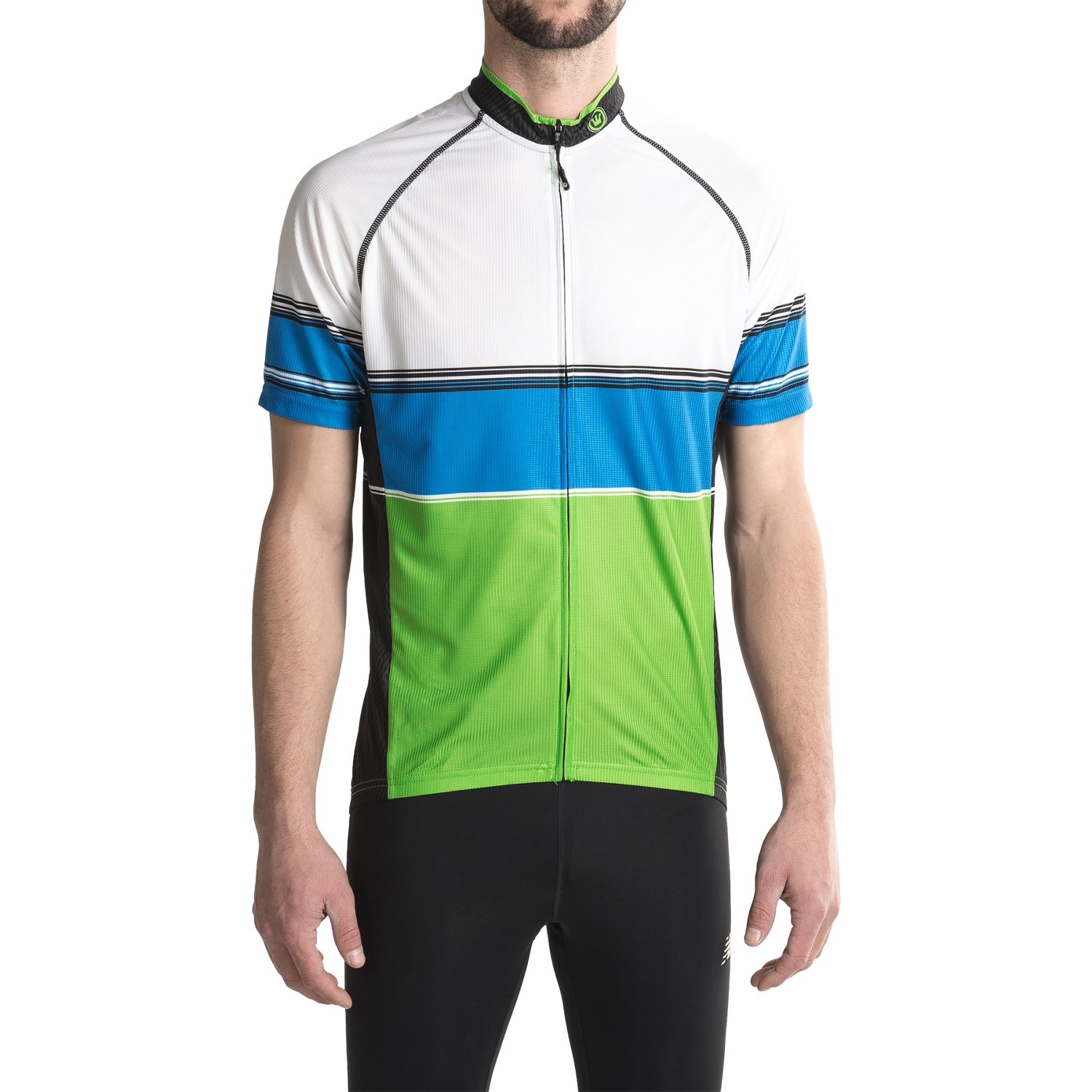 Canari Carlsbad Cycling Jersey - UPF 30+, Full Zip, Short Sleeve (For Men)