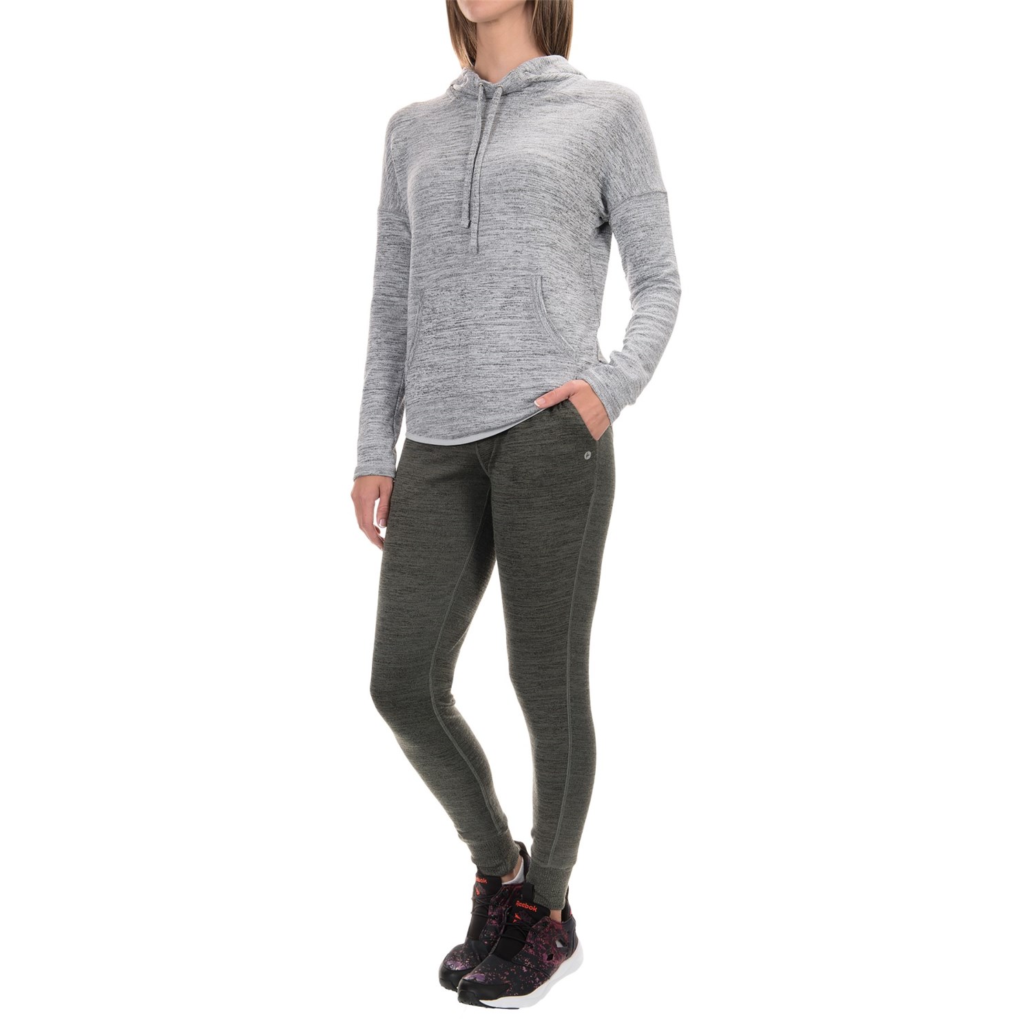 90 Degree by Reflex High Low Hoodie (For Women)