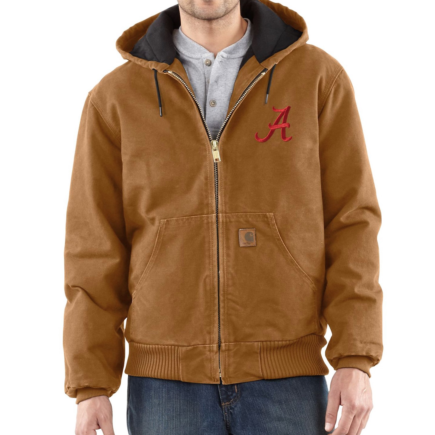 Carhartt Collegiate Sandstone Active Jacket - Quilt Lined, Factory Seconds (For Men)