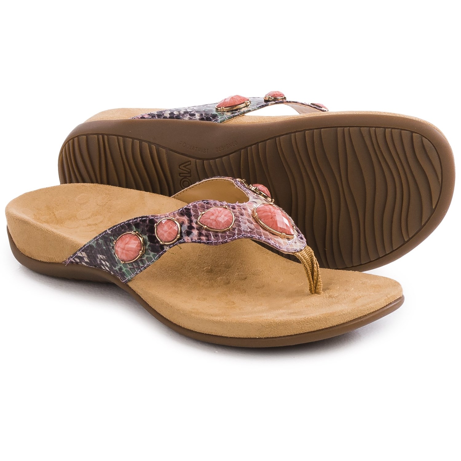 Vionic with Orthaheel Technology Eve II Flip-Flops (For Women)