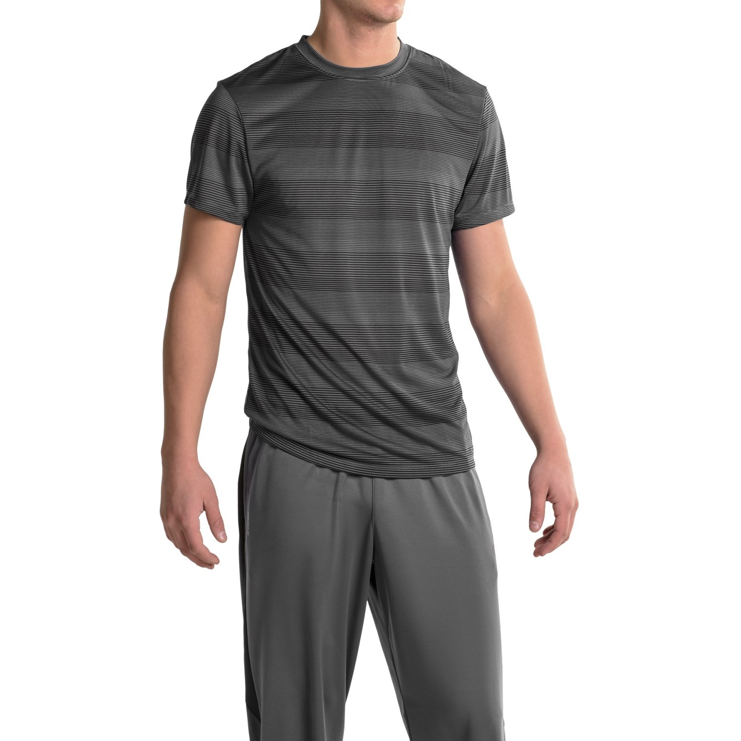 RBX XTrain High-Performance Striped Shirt - Short Sleeve (For Men)