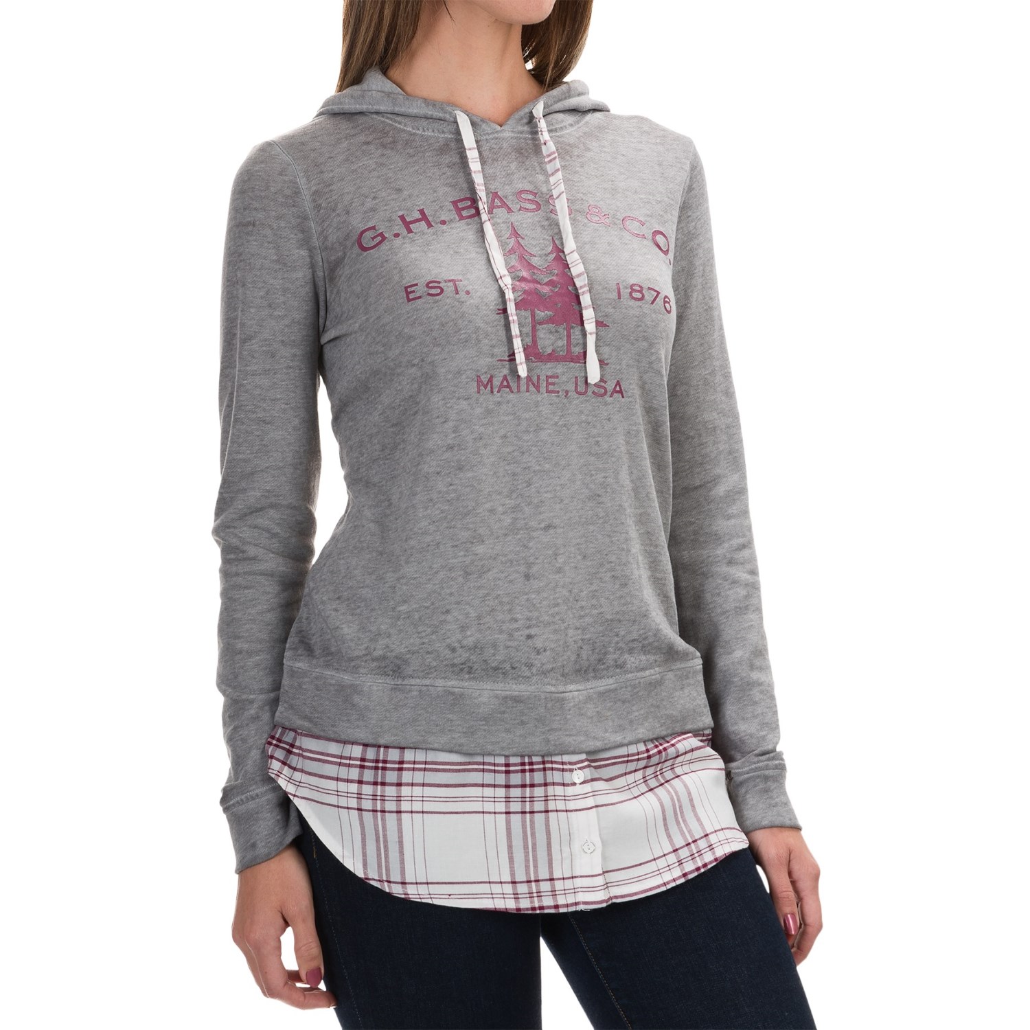 G.H. Bass & Co. Tree Logo Sweatshirt - Hooded (For Women)