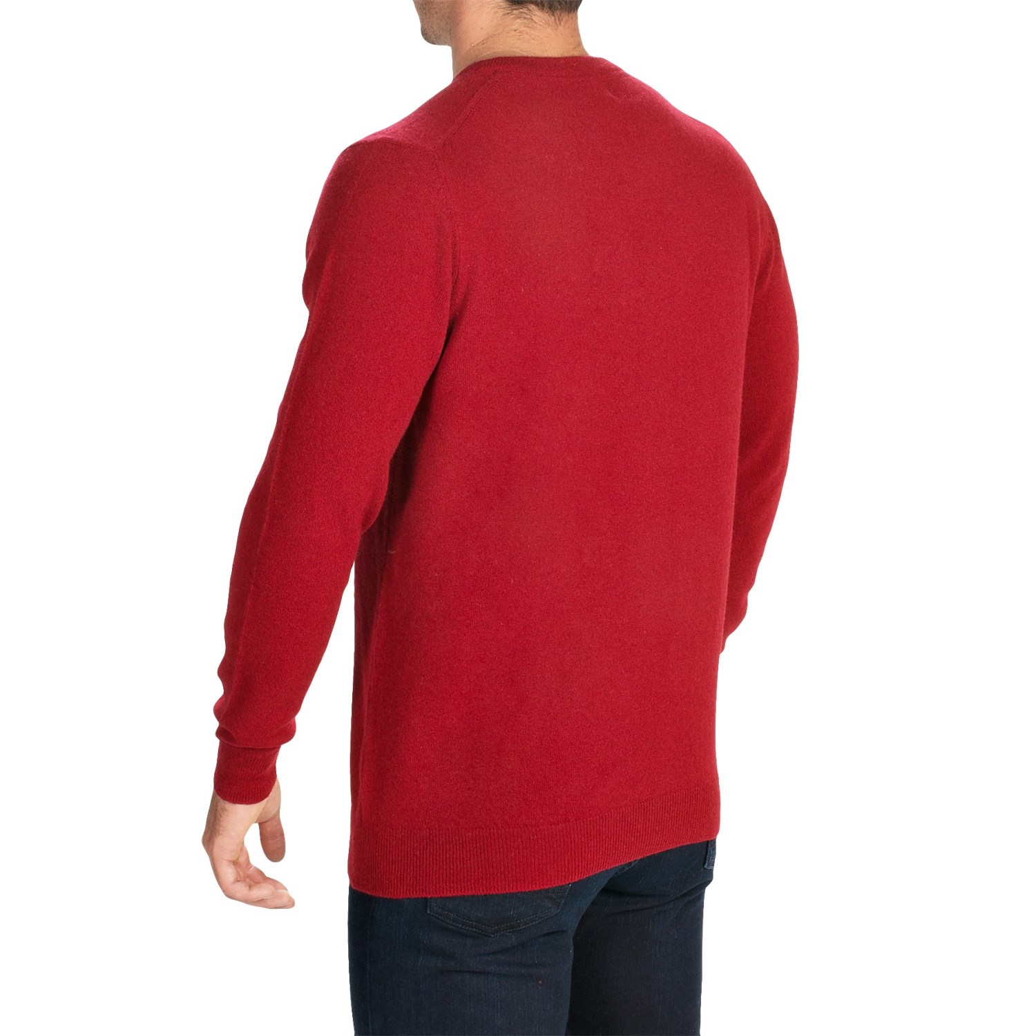 Barbour Essential Lambswool Sweater - V-Neck (For Men)