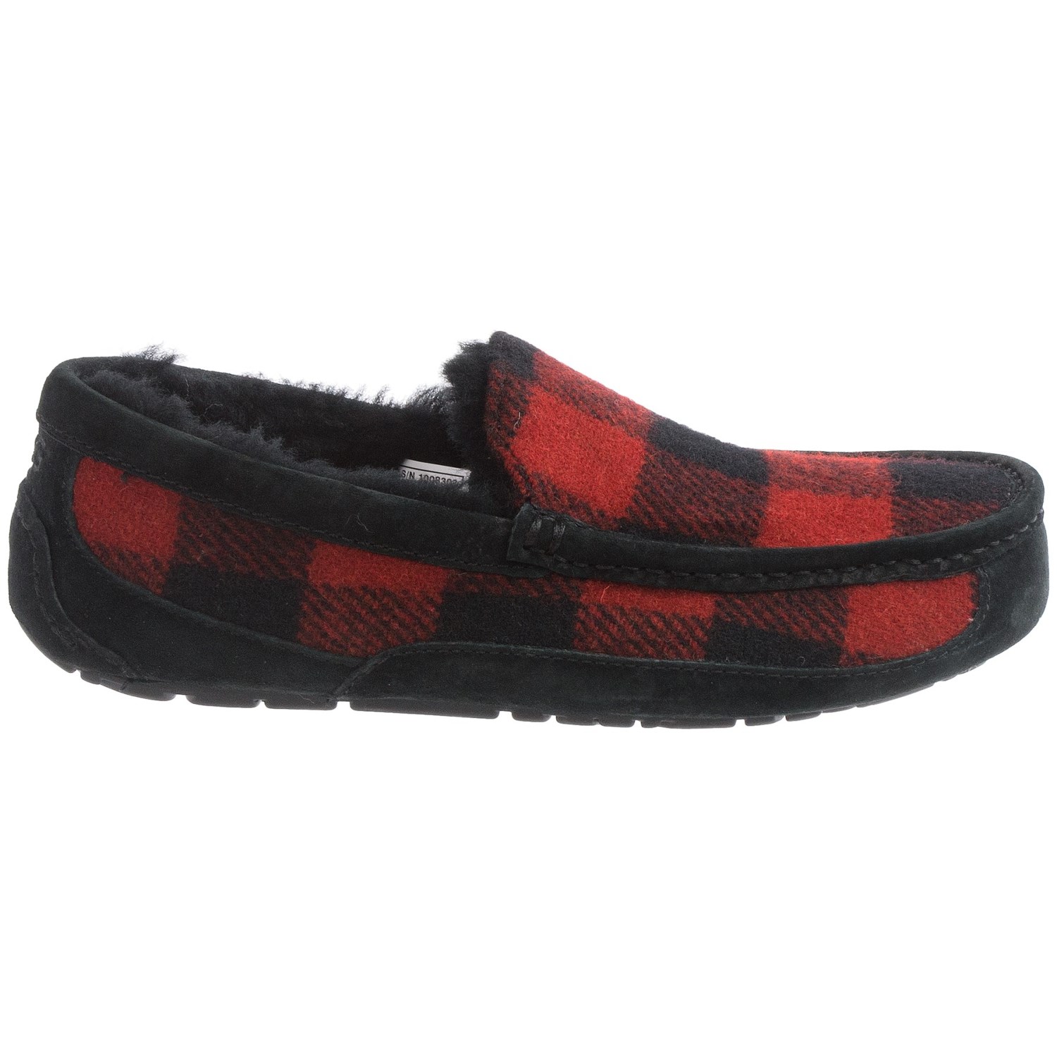 UGG® Australia Ascot Plaid Slippers - Wool Lined (For Men)