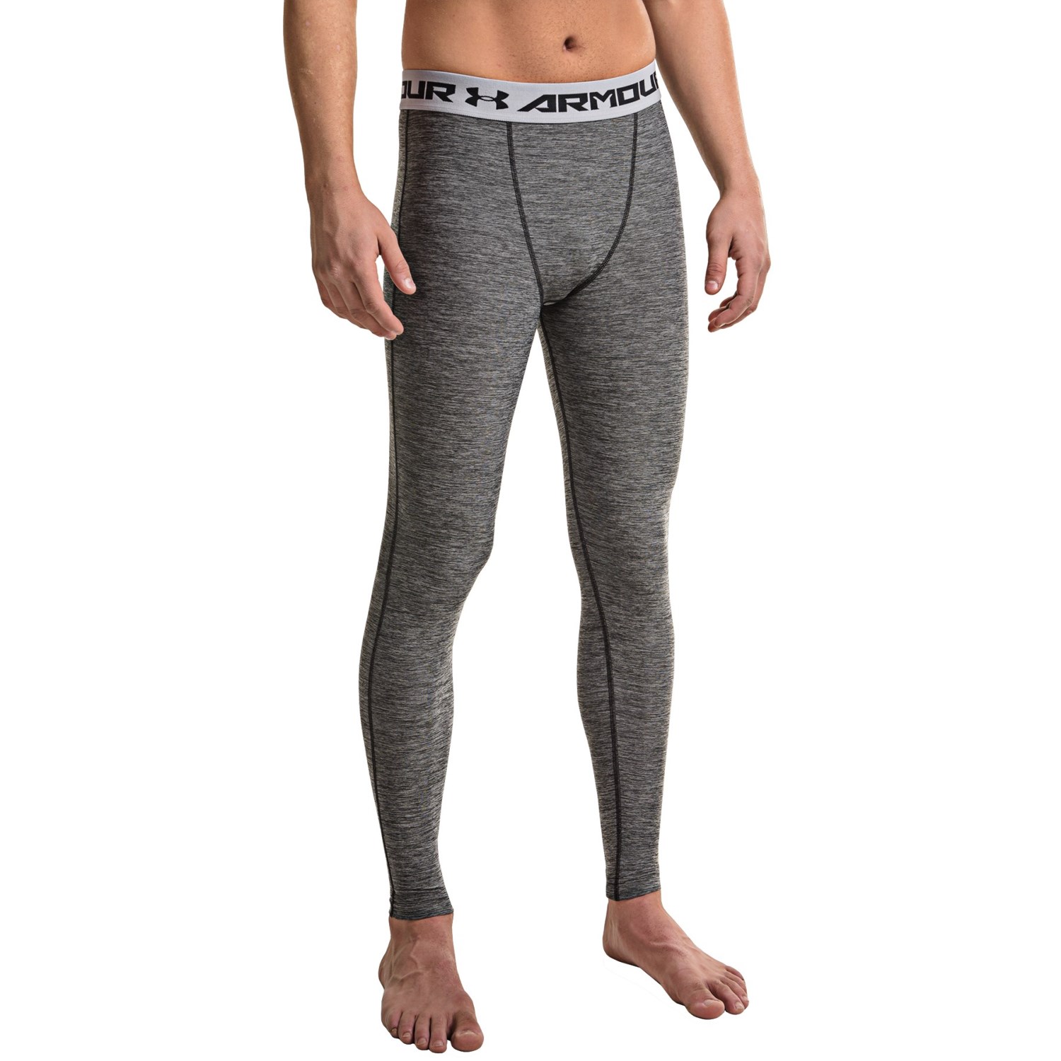 Under Armour HeatGear® Armour Twist Compression Tights - UPF 30+ (For Men)