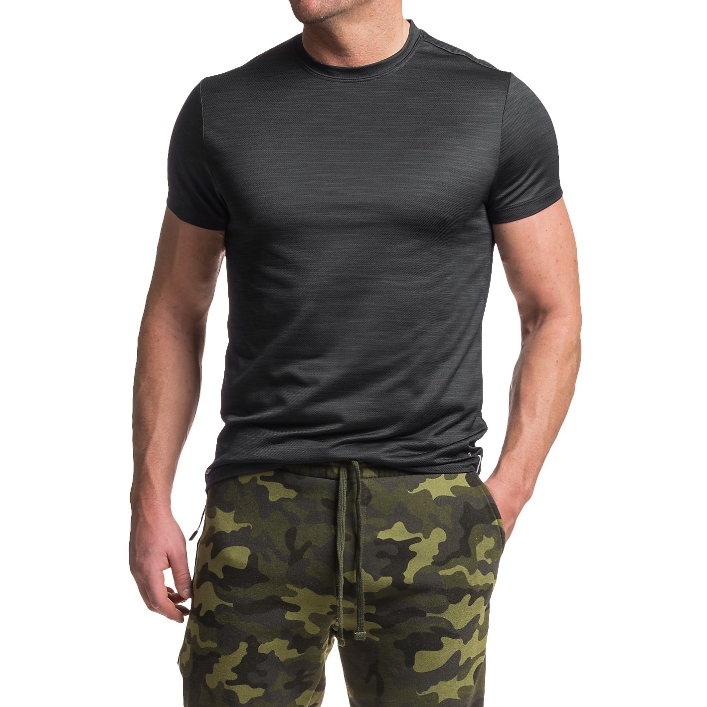 RBX Heathered Jersey T-Shirt - Crew Neck, Short Sleeve (For Men)