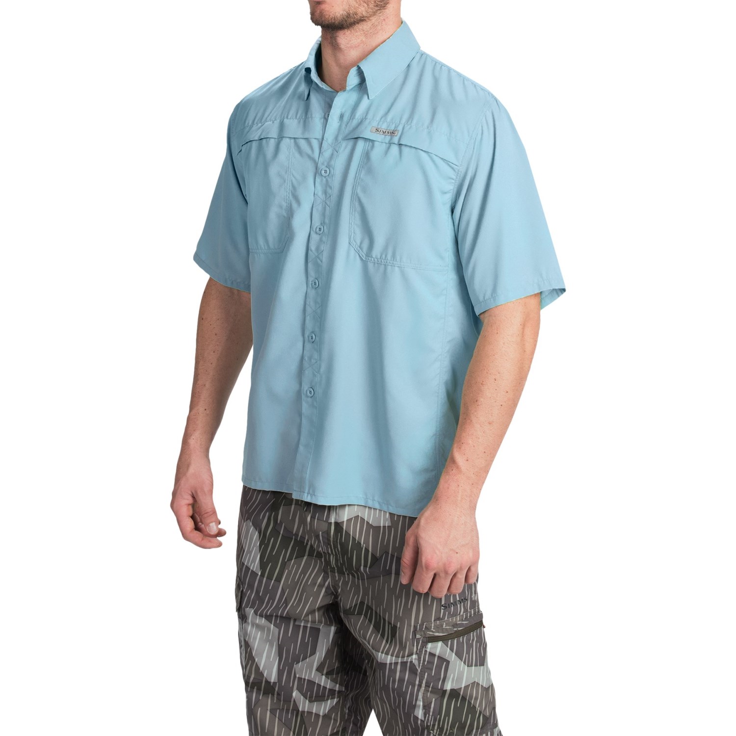 Simms Ebbtide Shirt - UPF 50+, Short Sleeve (For Men)