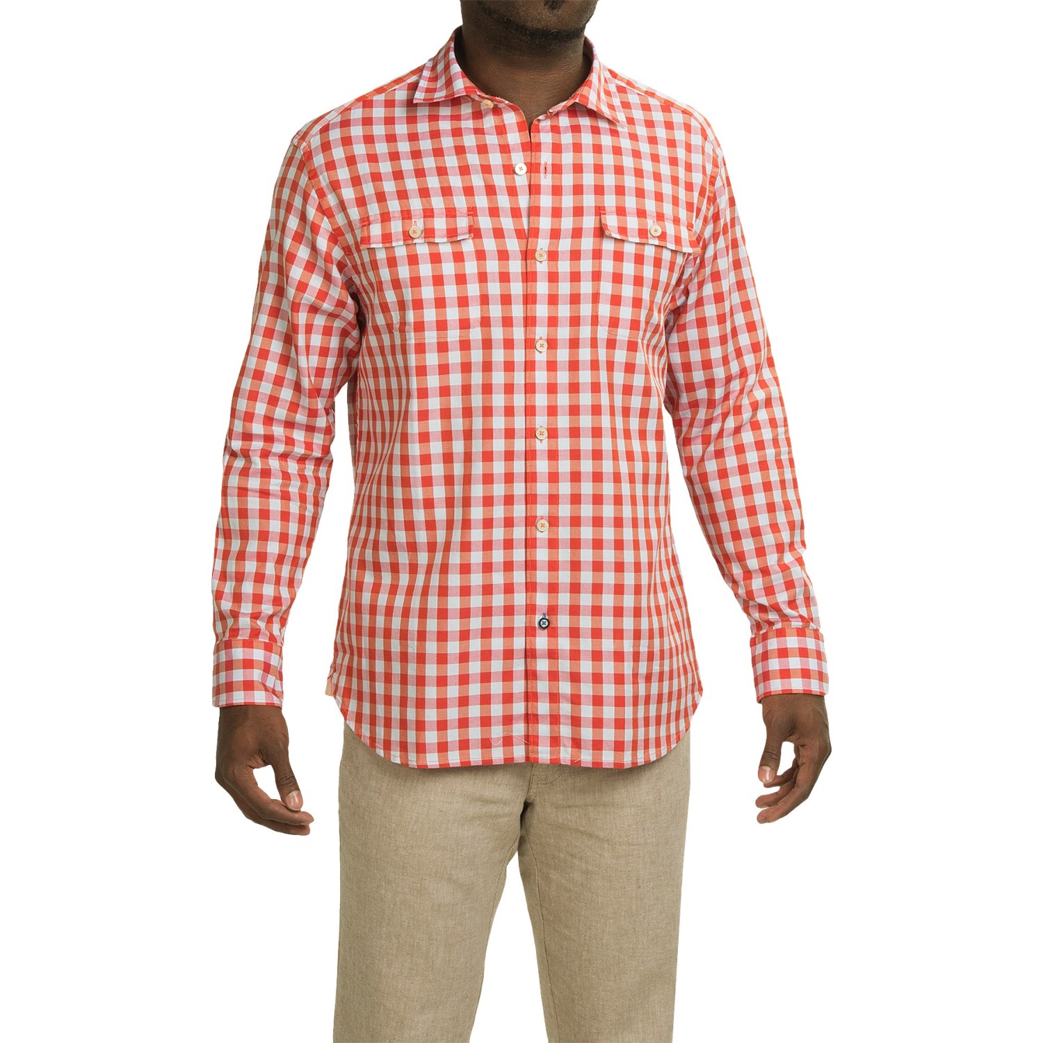 Tommy Bahama Gingham of Thrones Cotton Shirt - Long Sleeve