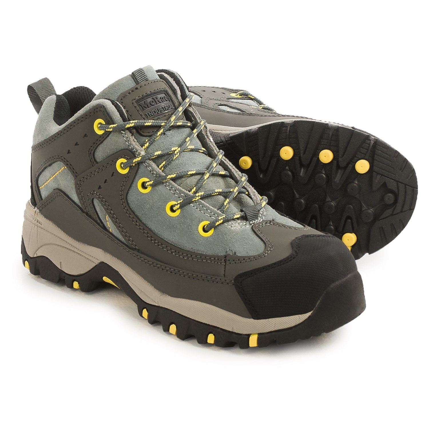 McRae Mid-Height Steel Toe Work Boots - Nubuck-Suede (For Women)